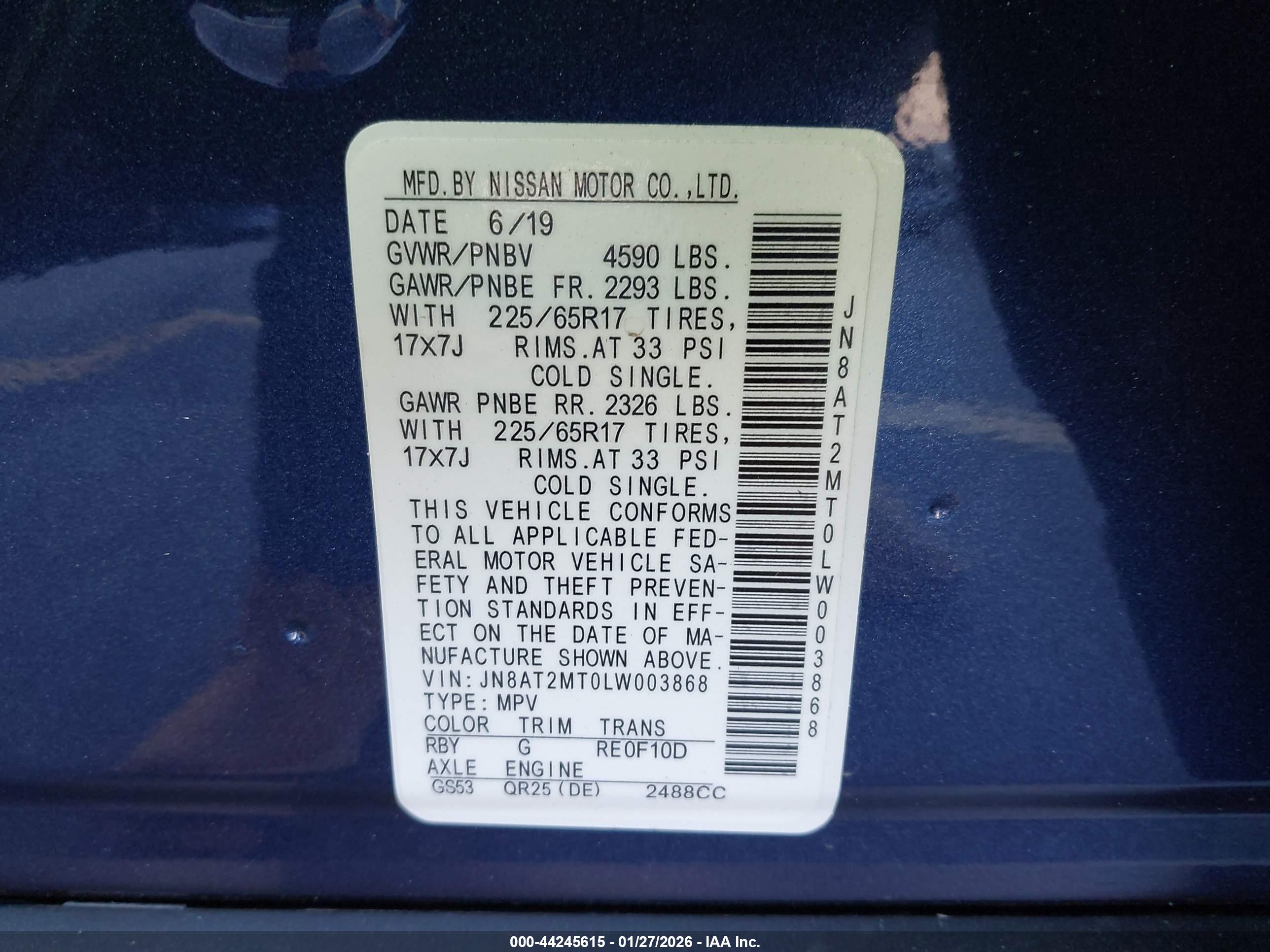 NISSAN ROGUE image 9
