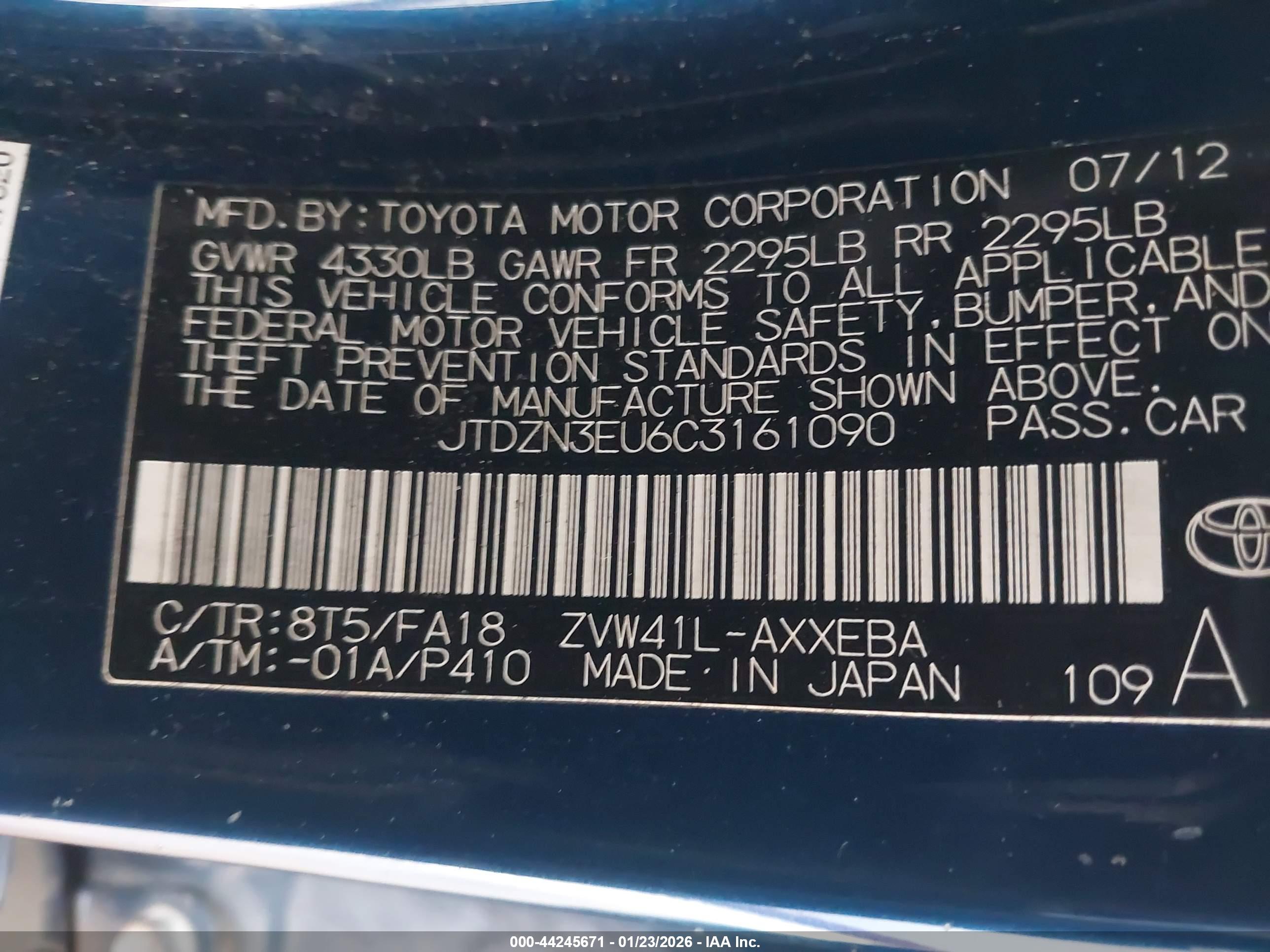 TOYOTA PRIUS image 9