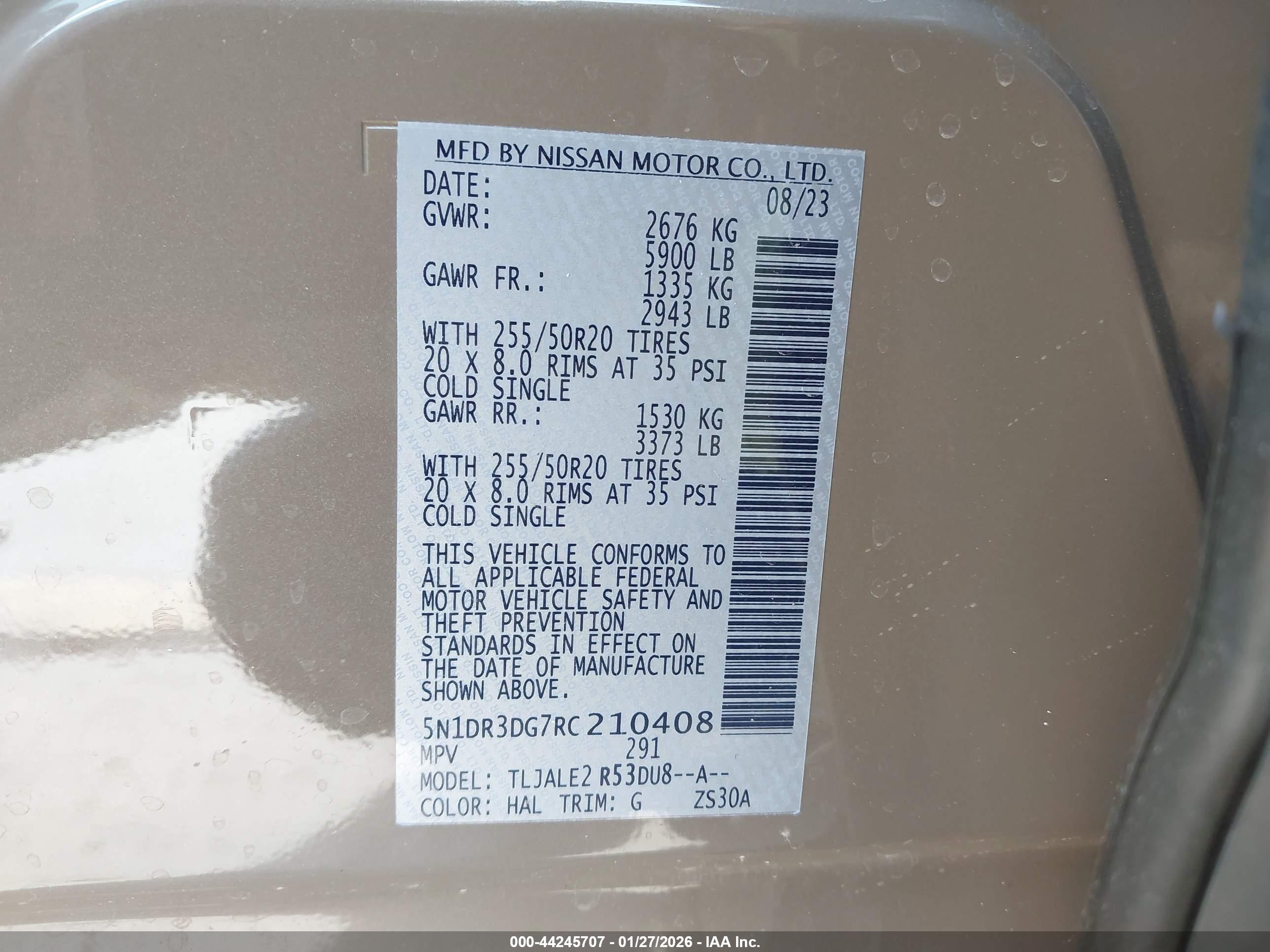 NISSAN PATHFINDER image 9
