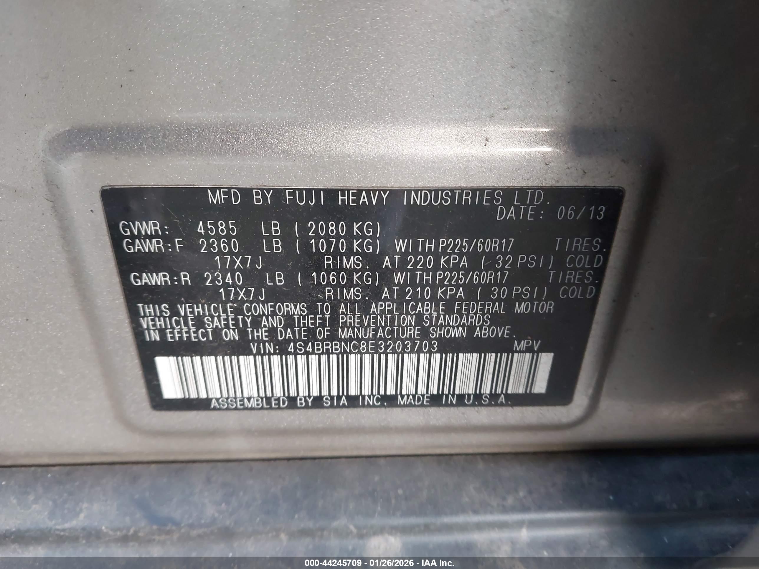 SUBARU OUTBACK image 9