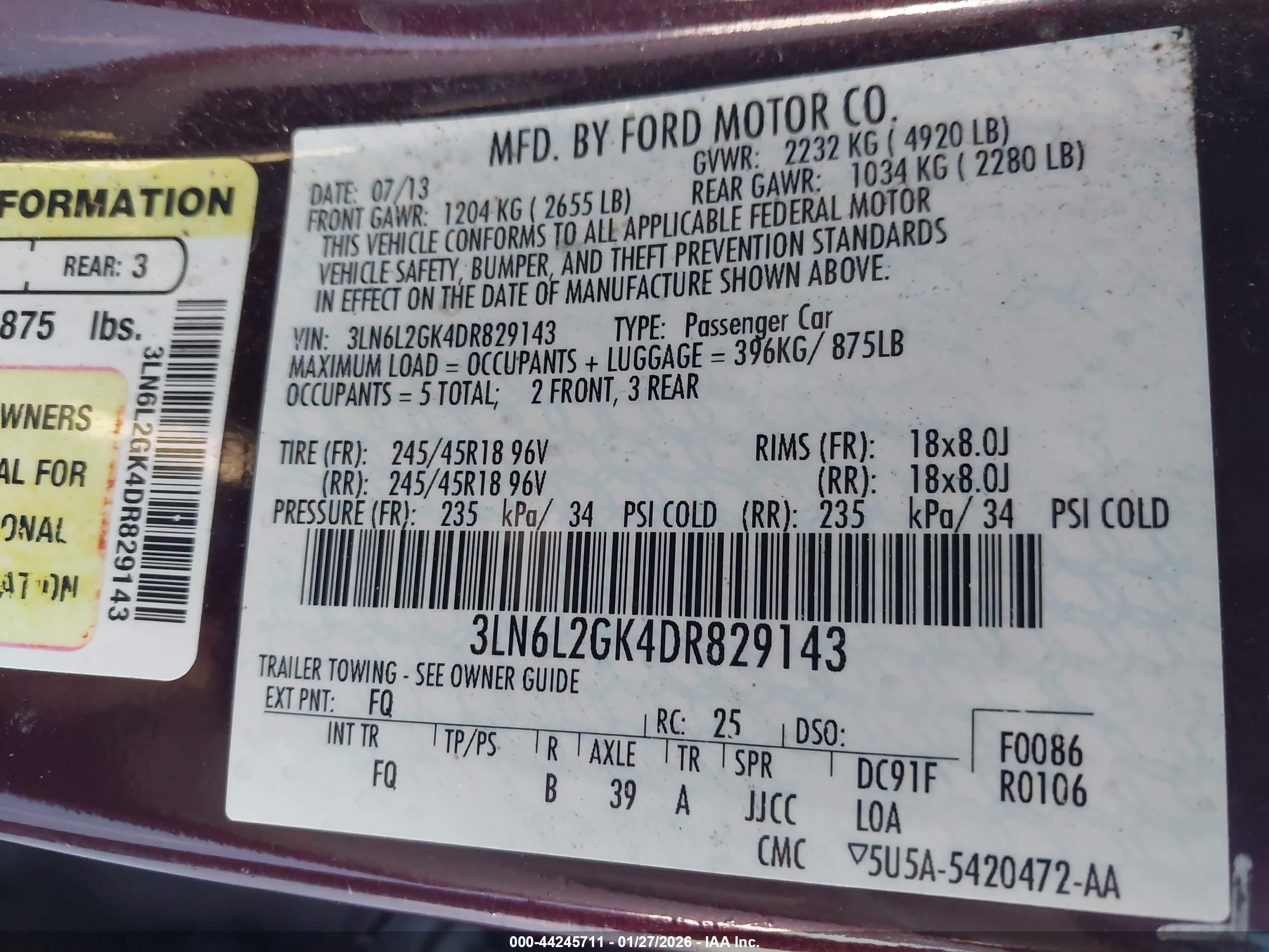LINCOLN MKZ image 9