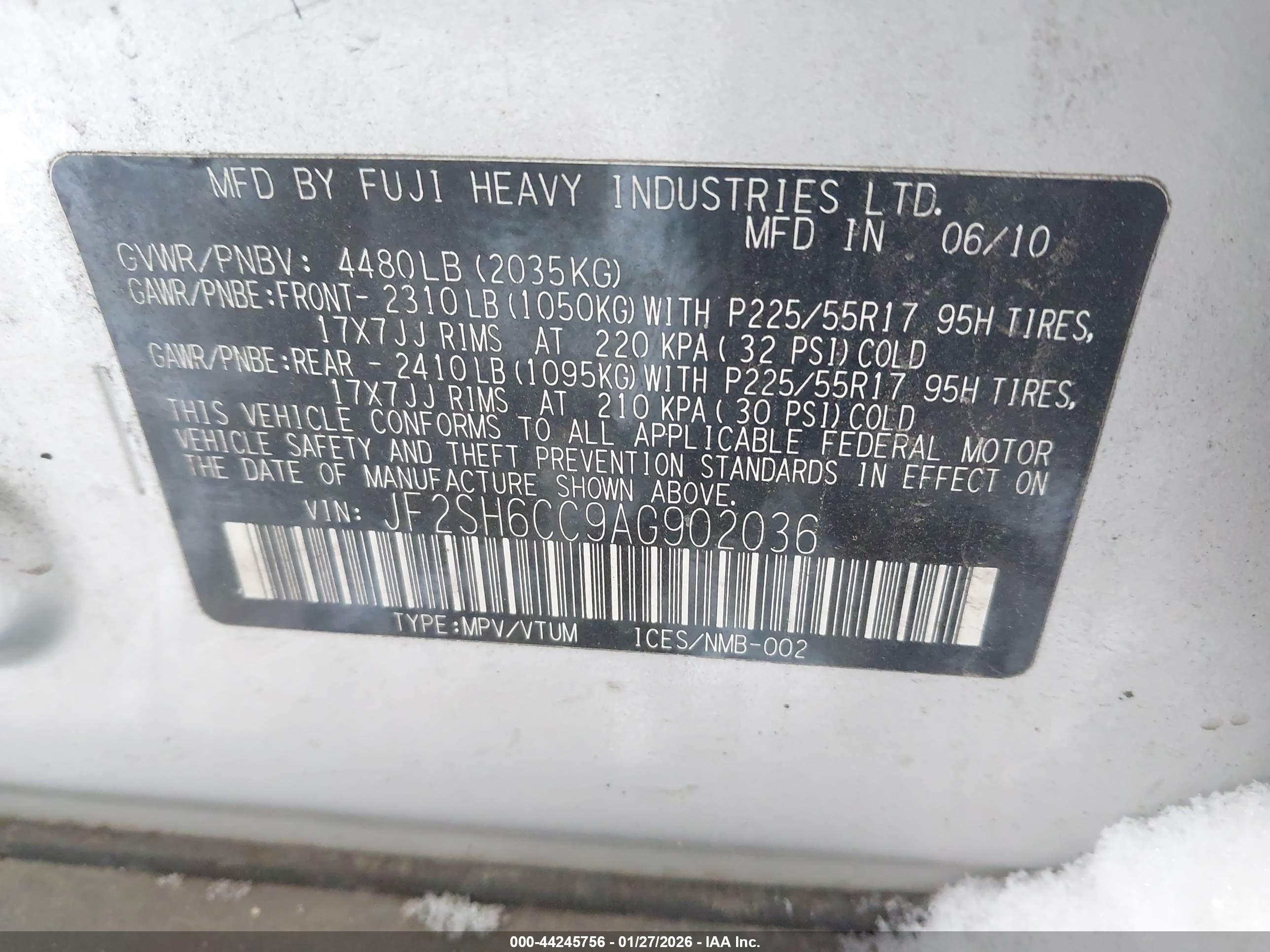 SUBARU FORESTER image 9