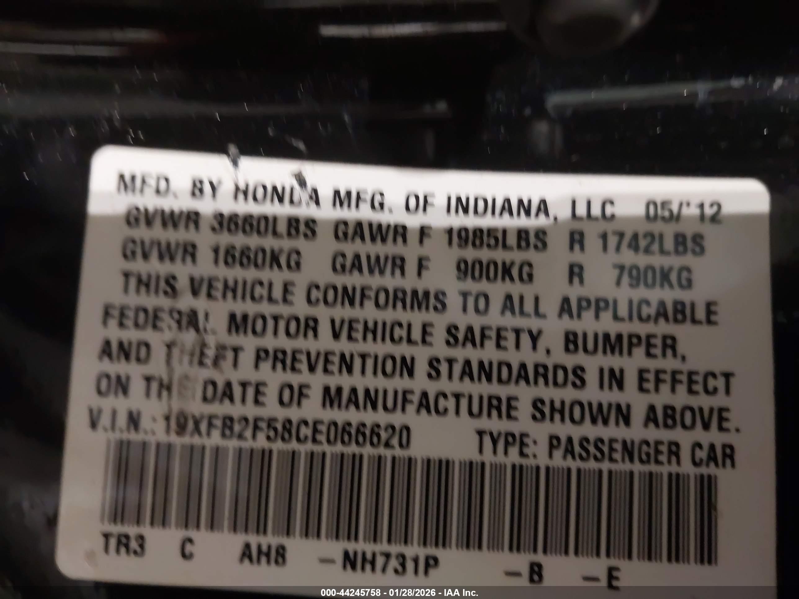 HONDA CIVIC image 9