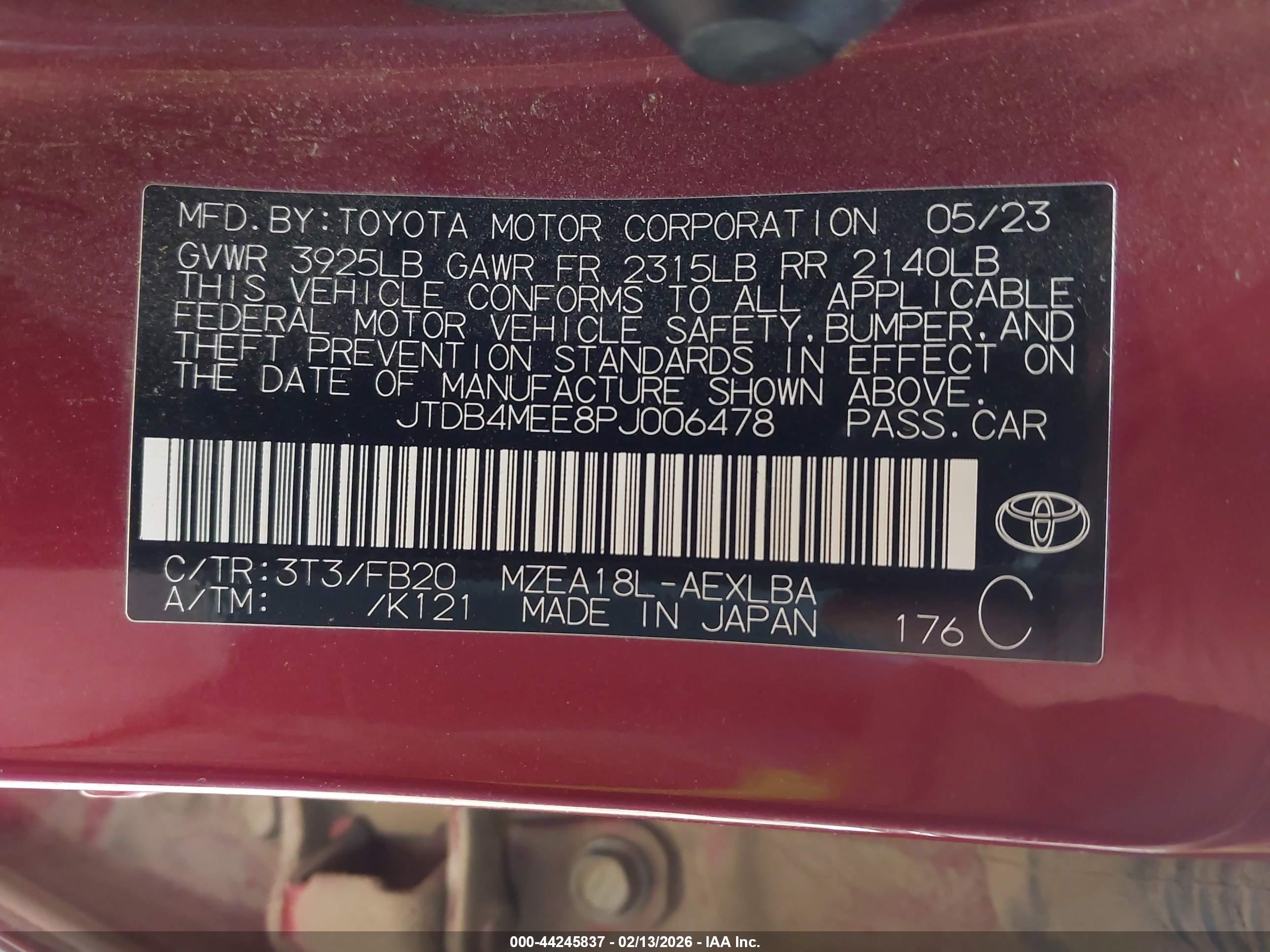 TOYOTA COROLLA image 9