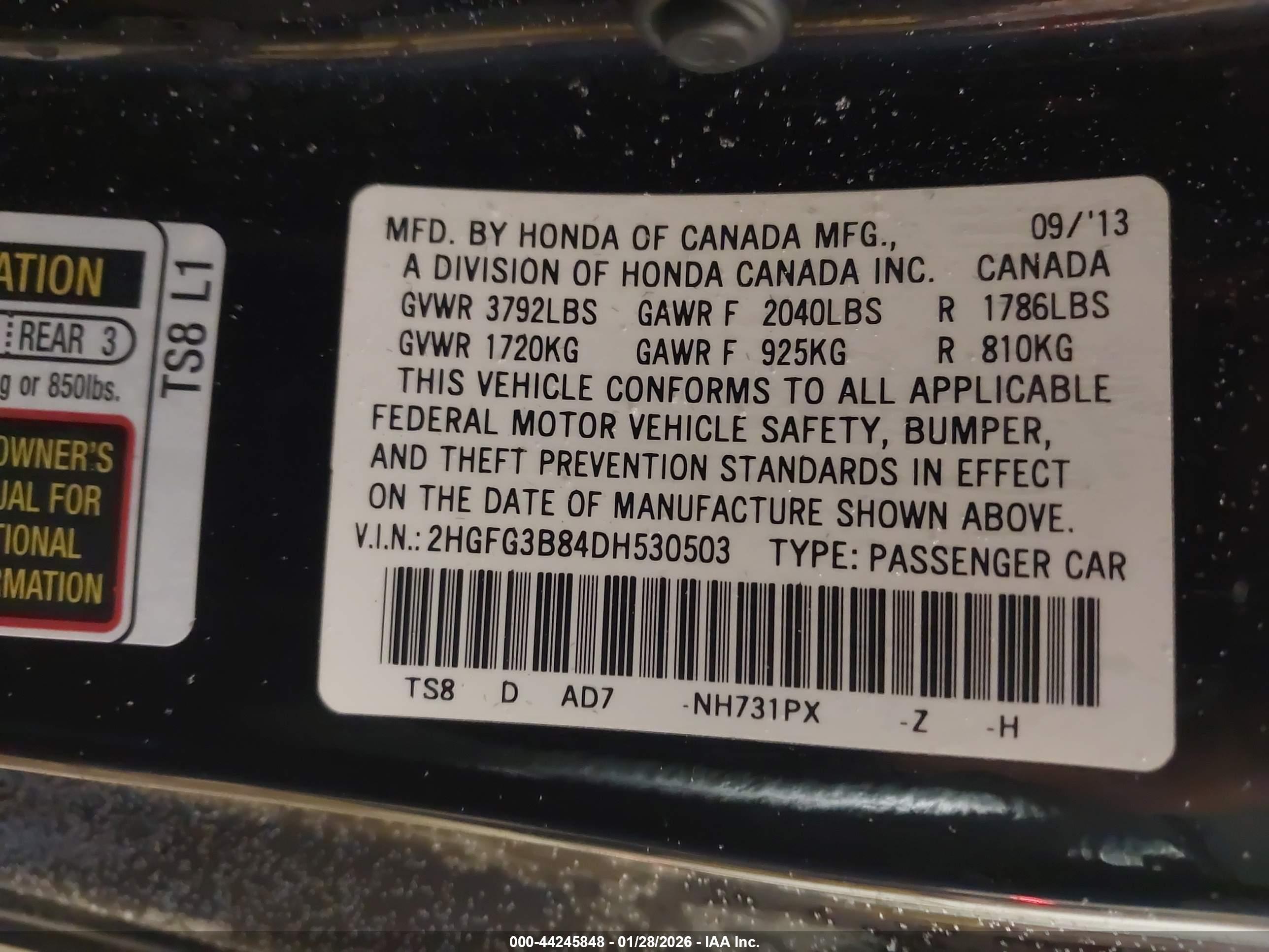 HONDA CIVIC image 9