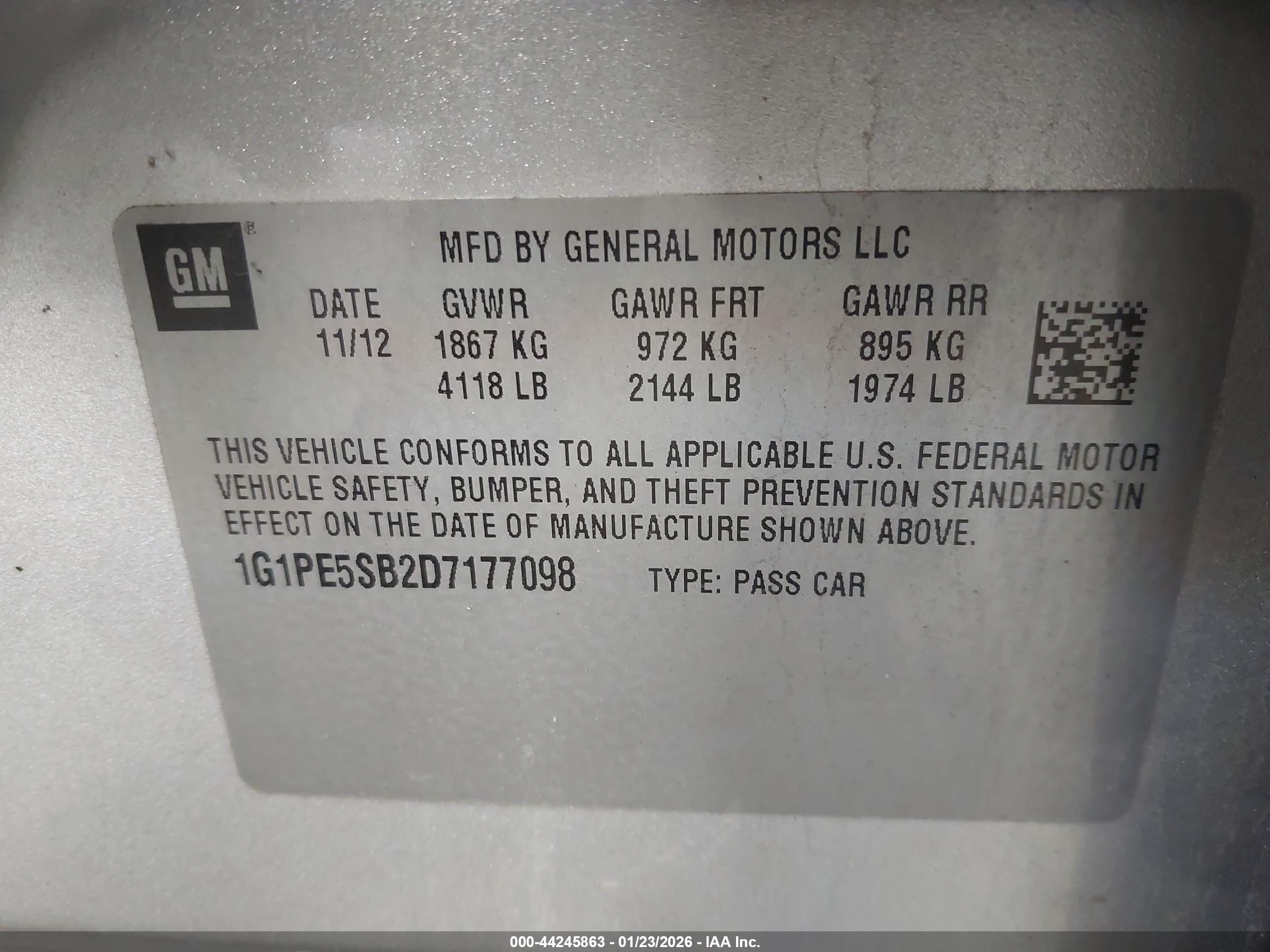 CHEVROLET CRUZE image 9