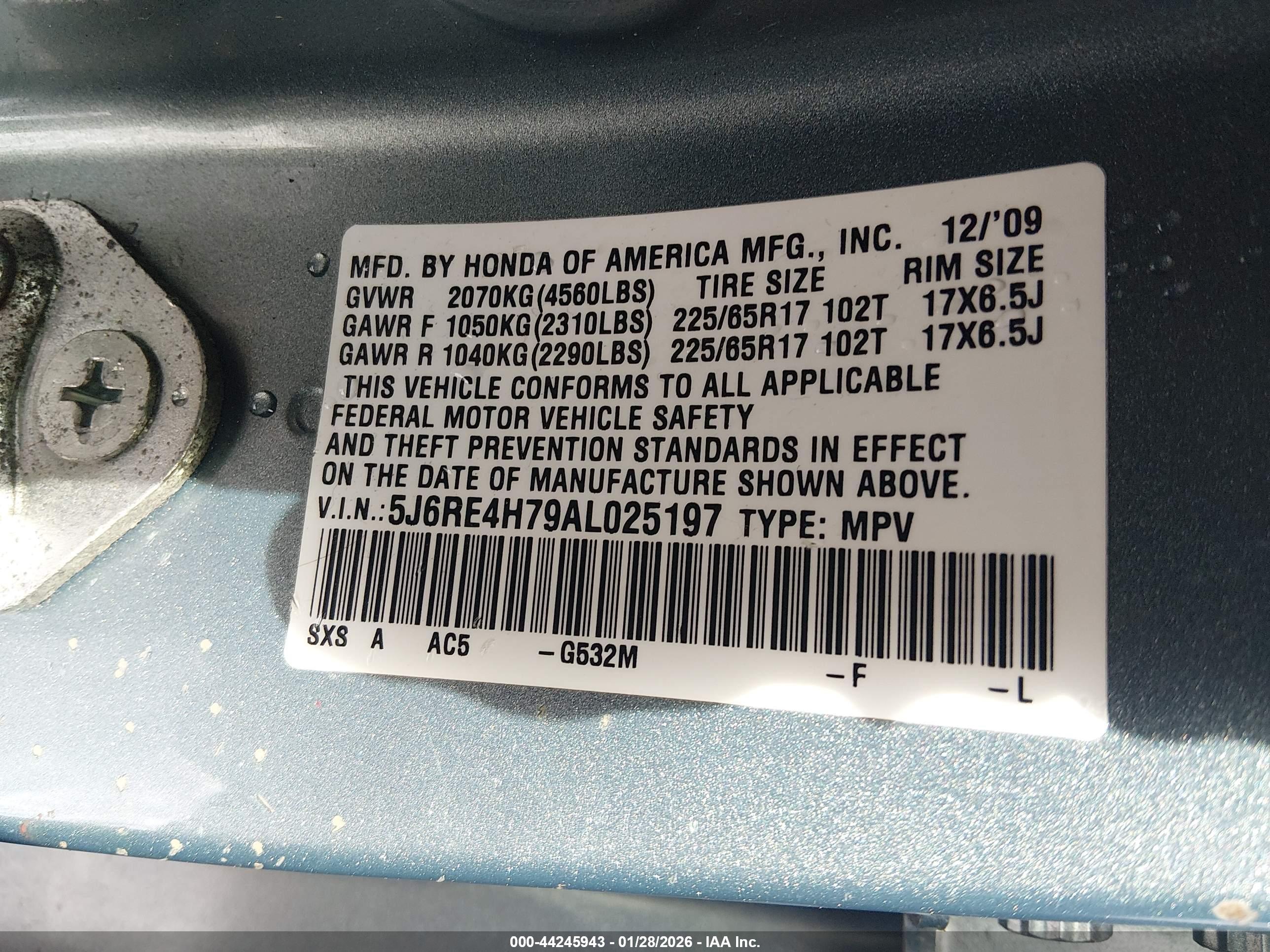 HONDA CR-V image 9