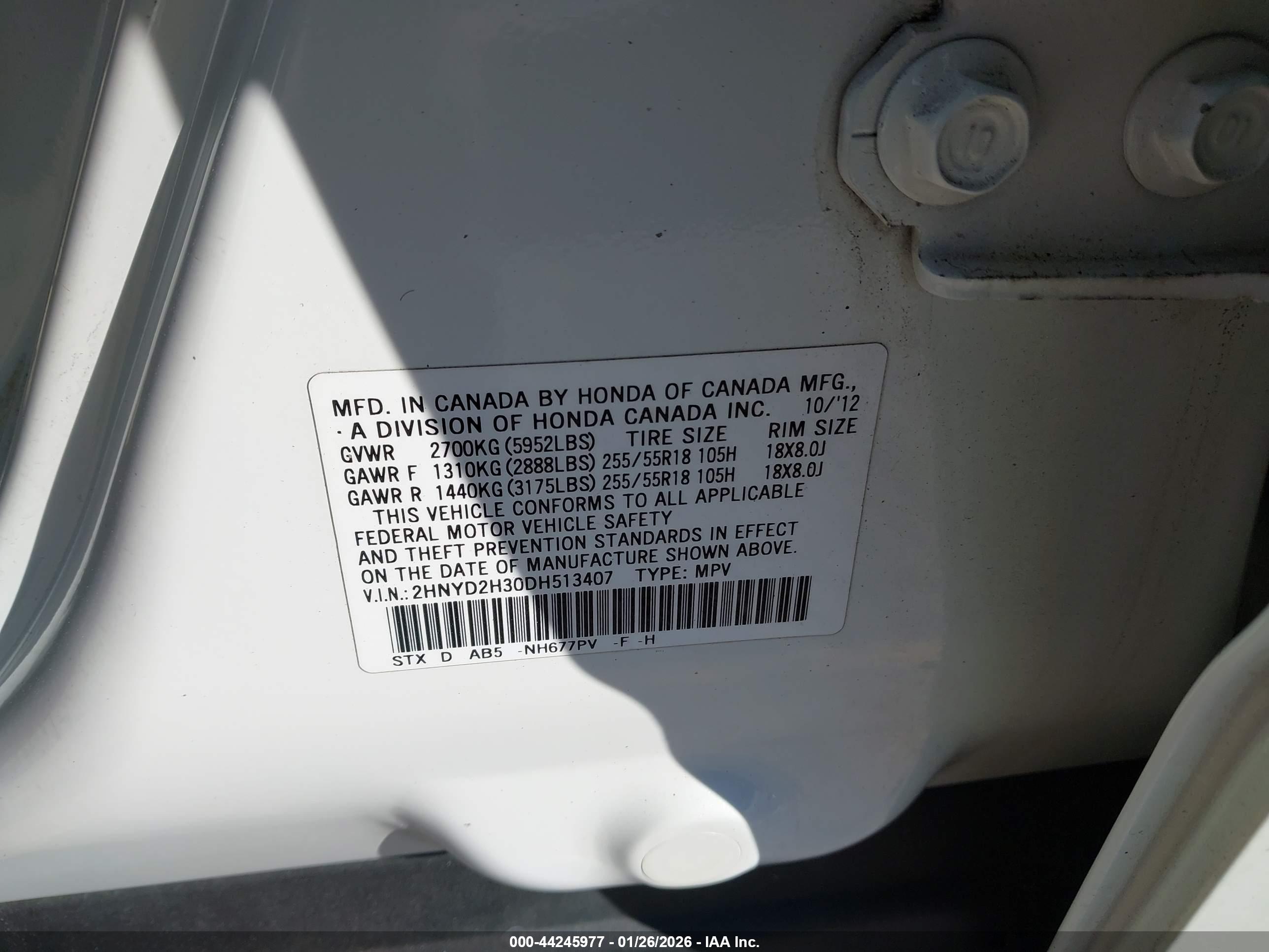 ACURA MDX image 9