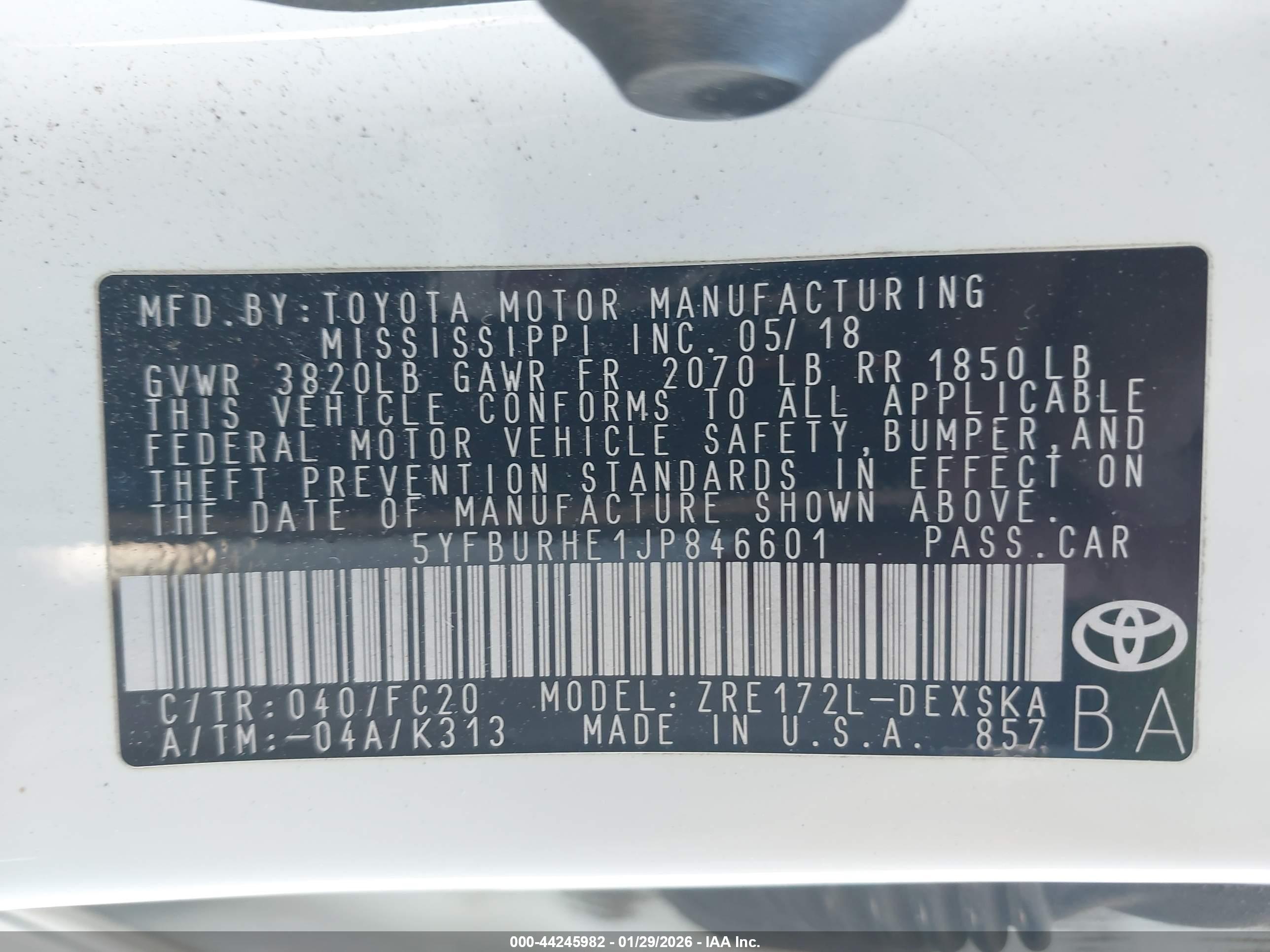 TOYOTA COROLLA image 9