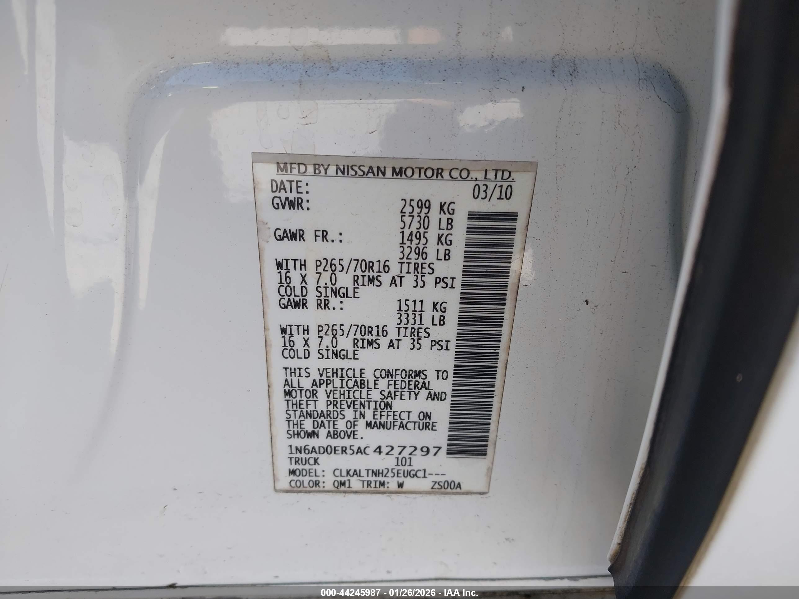 NISSAN FRONTIER image 9