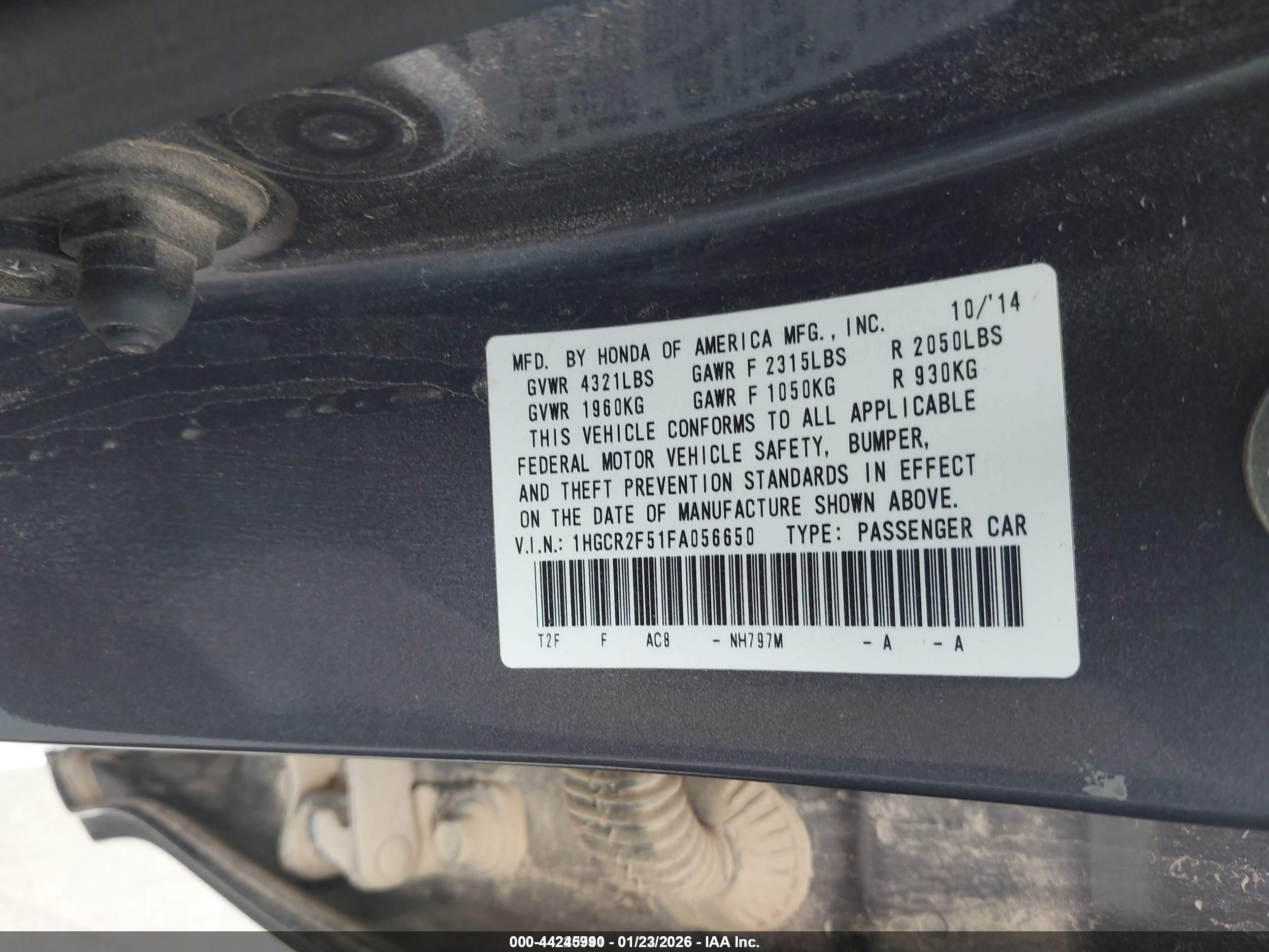 HONDA ACCORD image 9