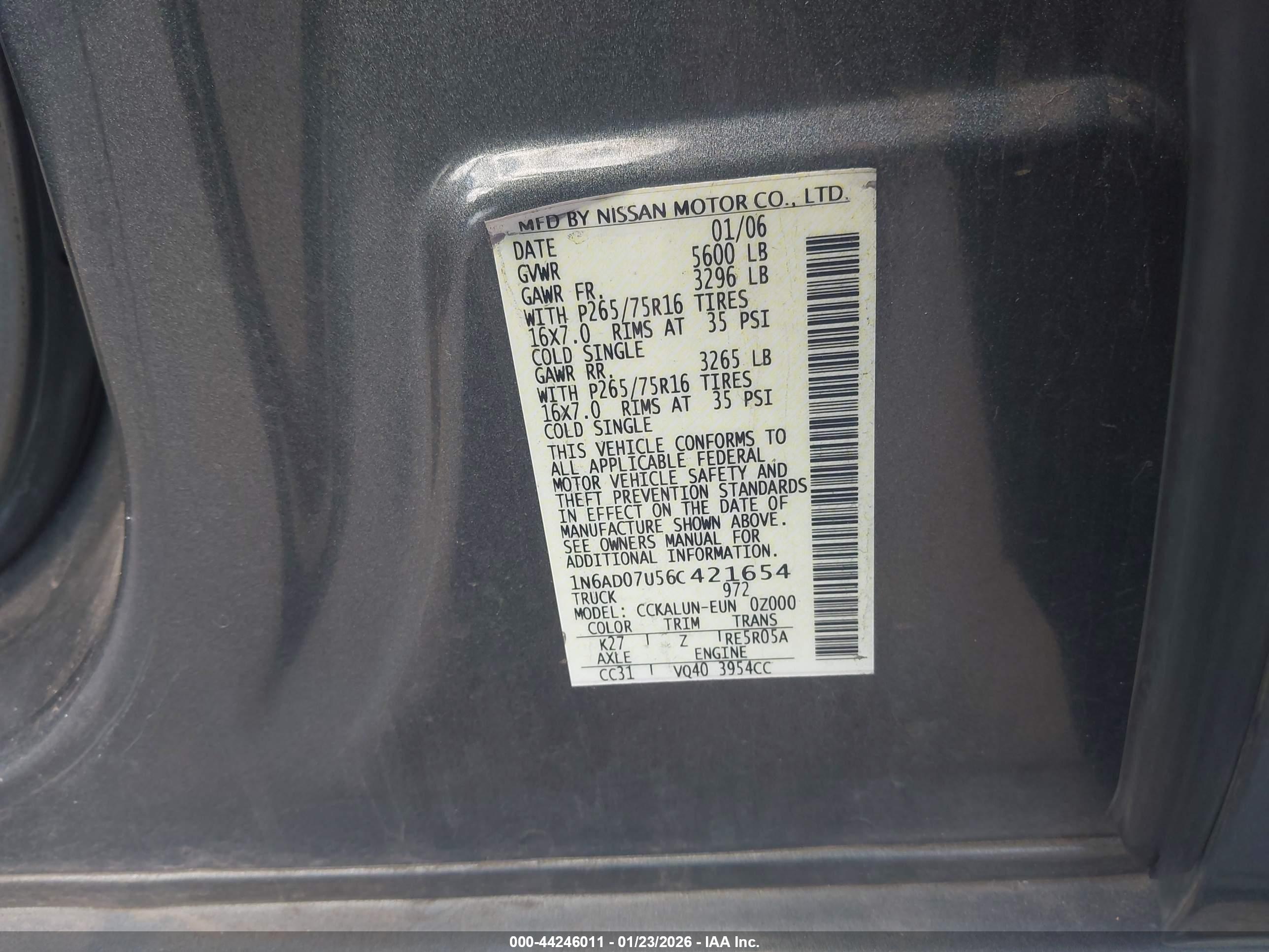 NISSAN FRONTIER image 9