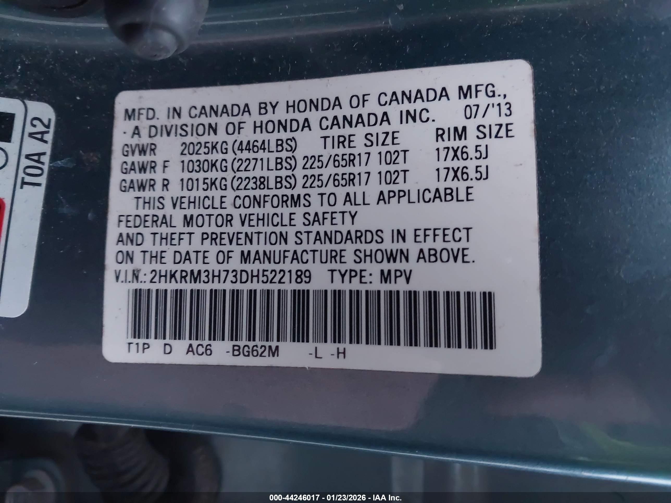 HONDA CR-V image 9