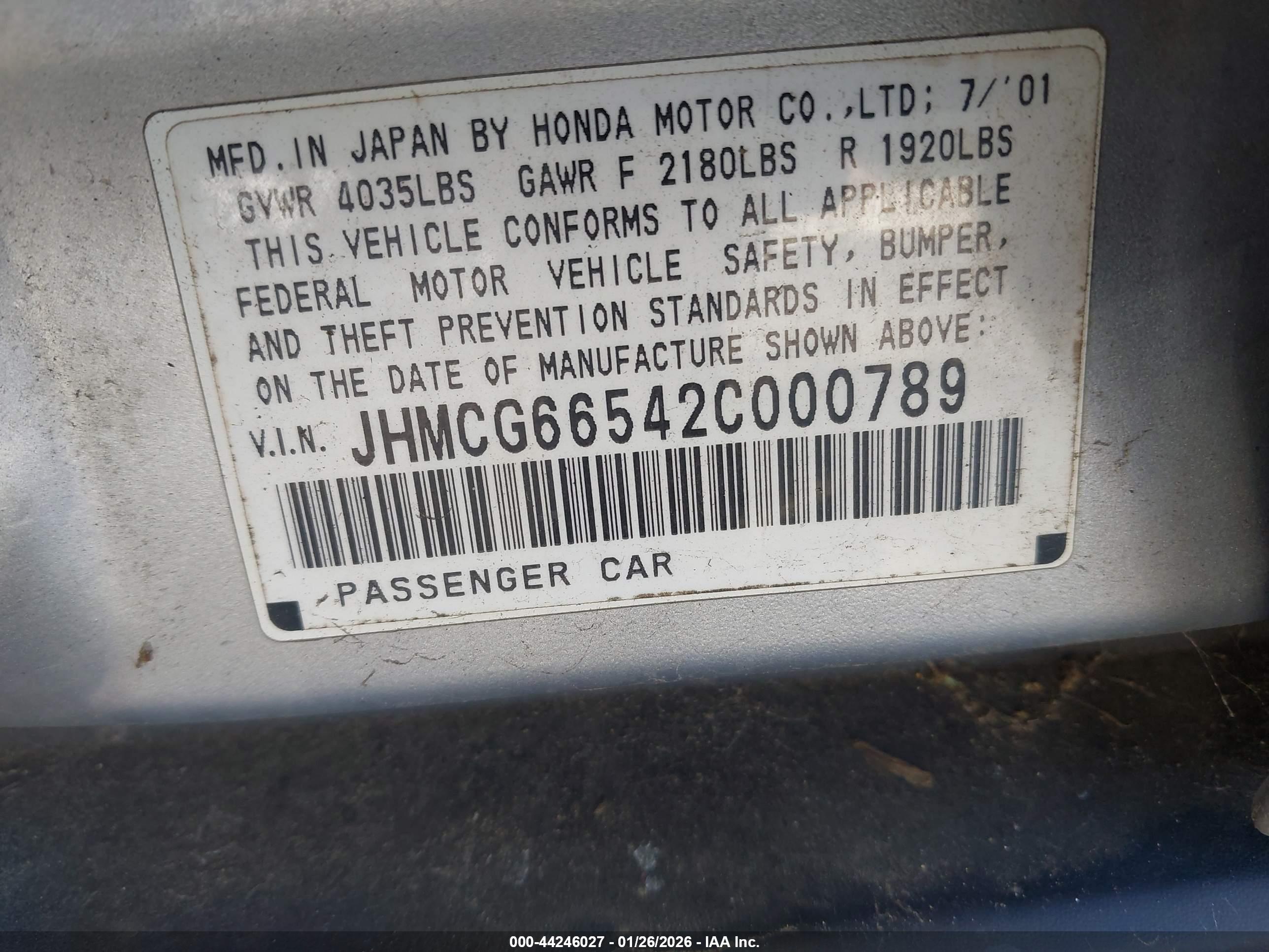 HONDA ACCORD image 9