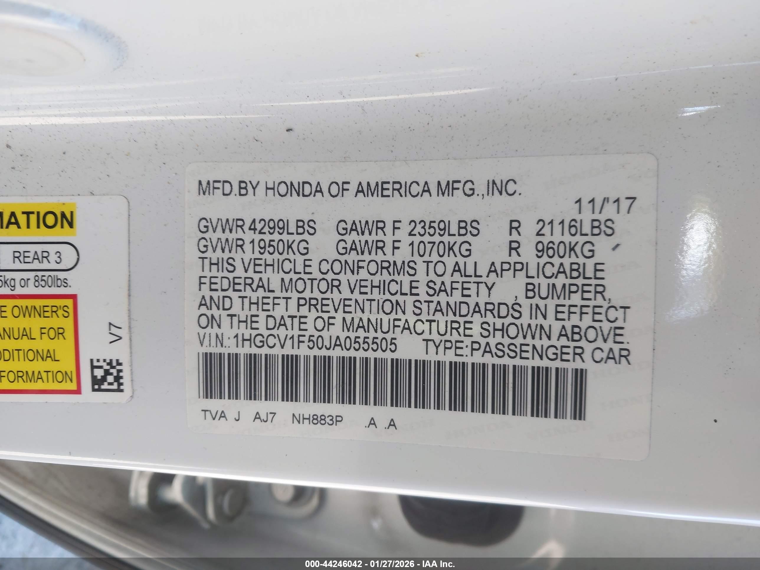 HONDA ACCORD image 9