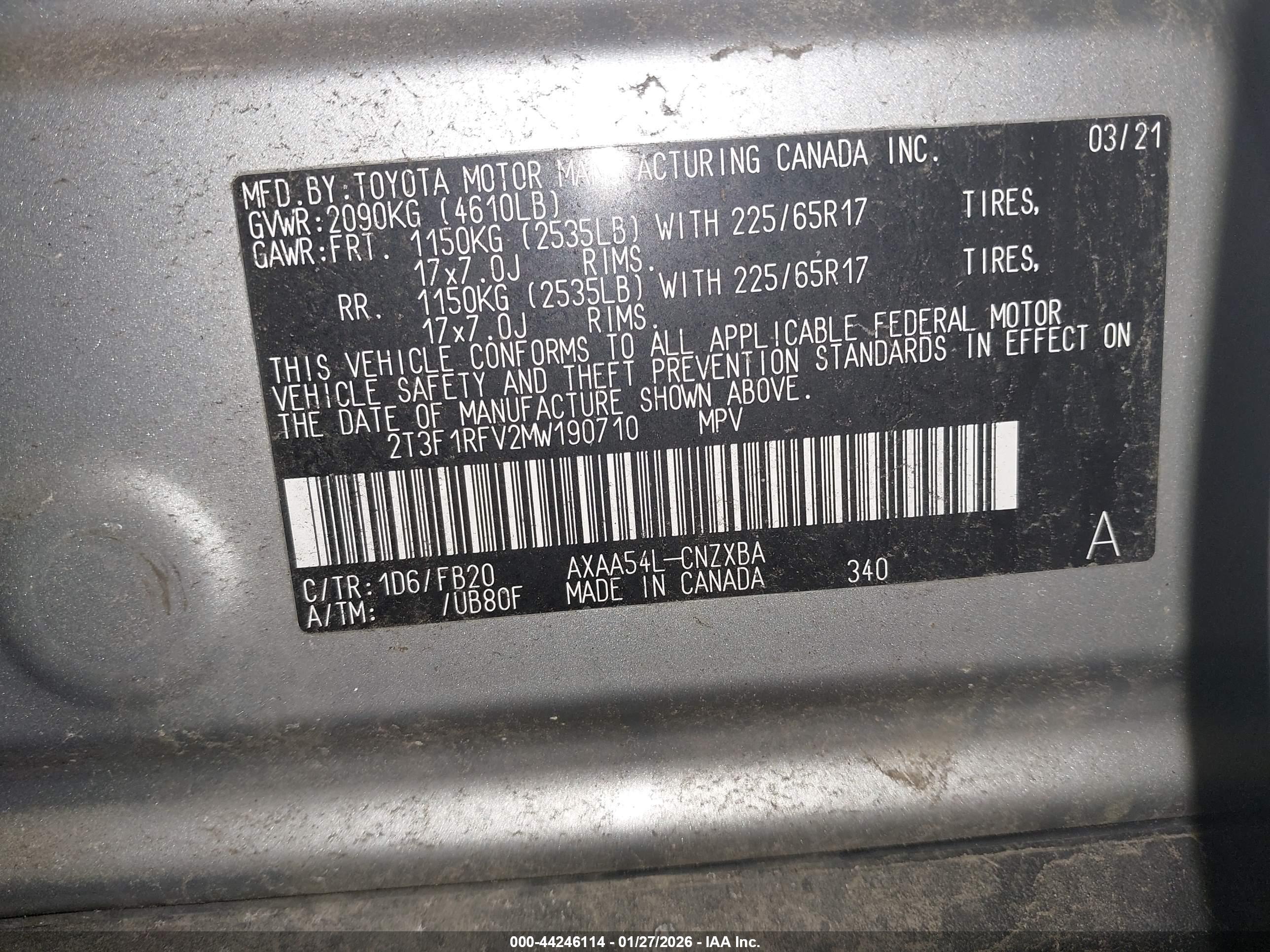 TOYOTA RAV4 image 9