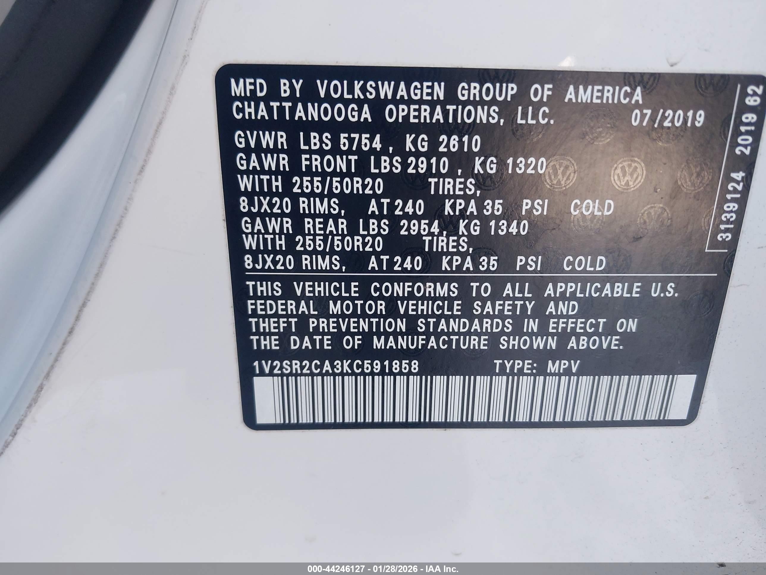 VOLKSWAGEN ATLAS image 9
