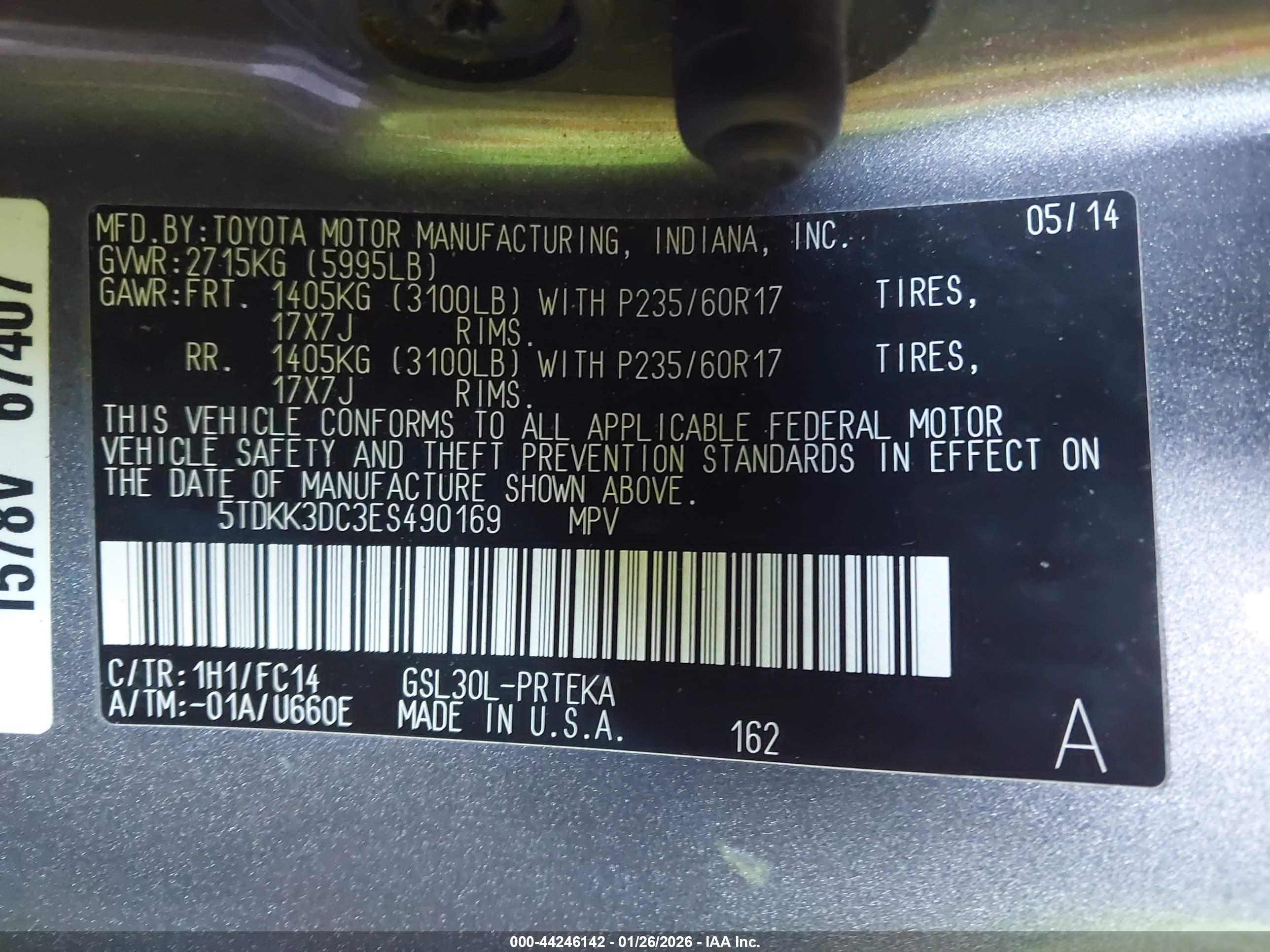 TOYOTA SIENNA image 9