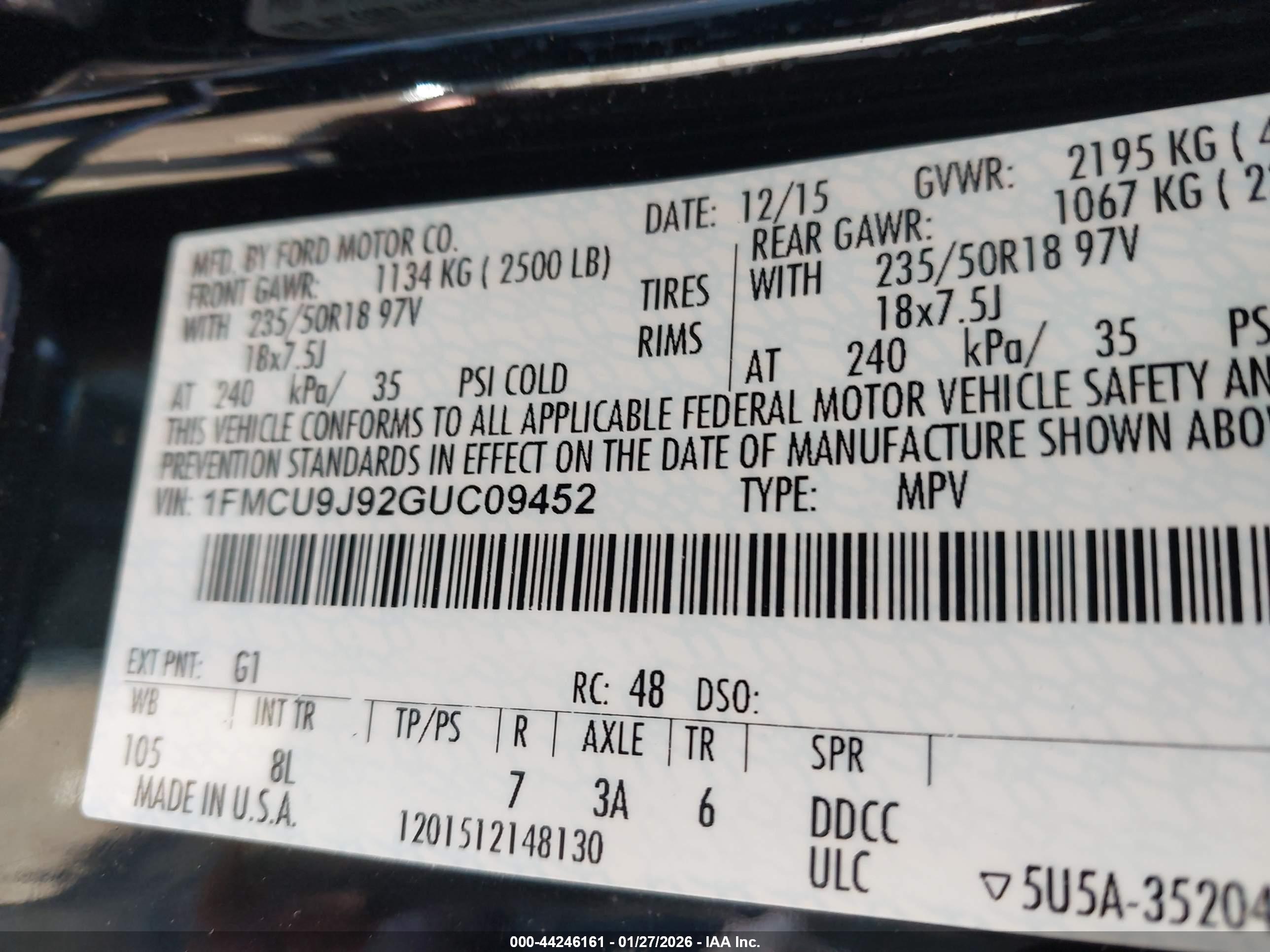 FORD ESCAPE image 9