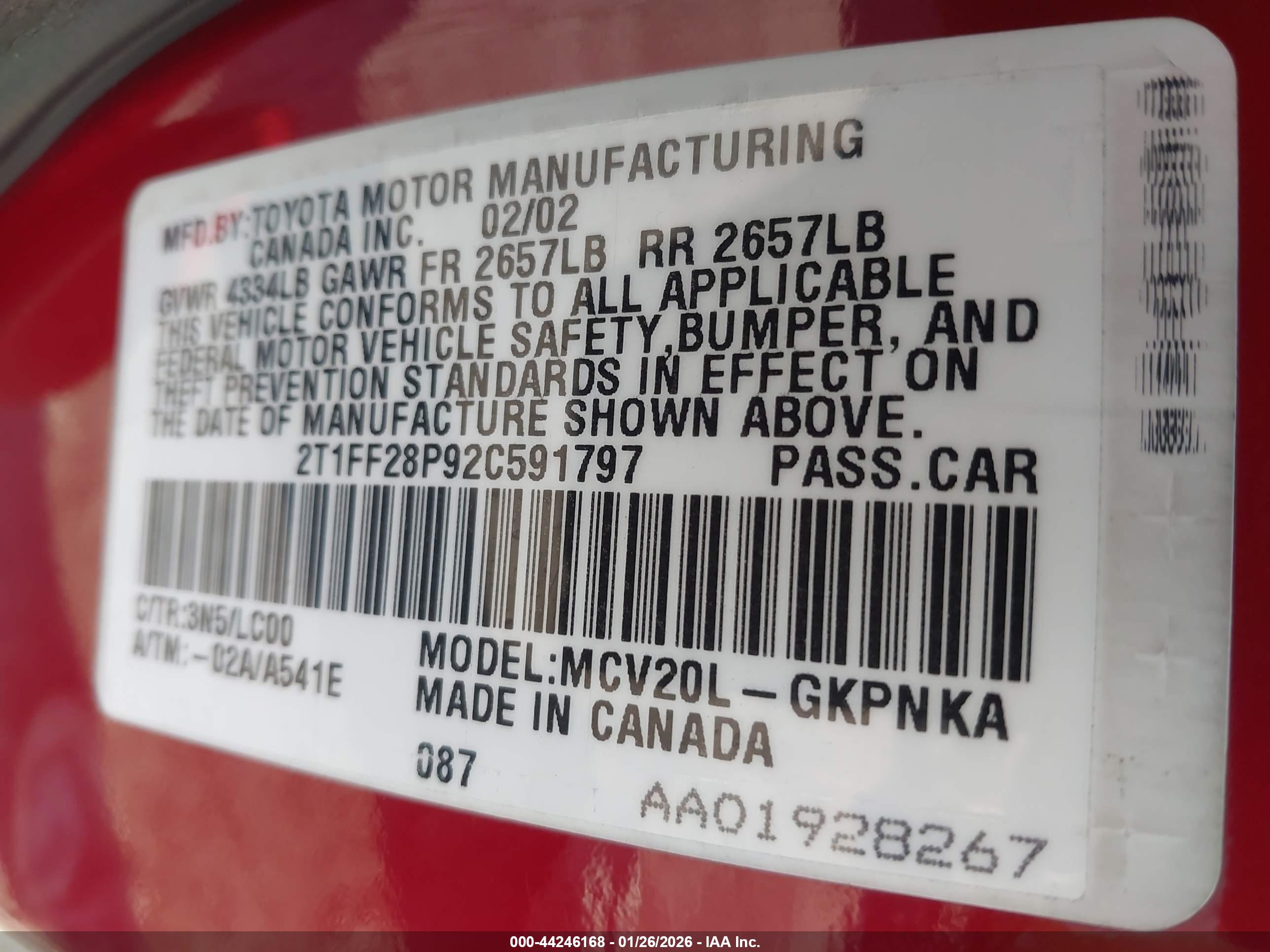 TOYOTA CAMRY image 9