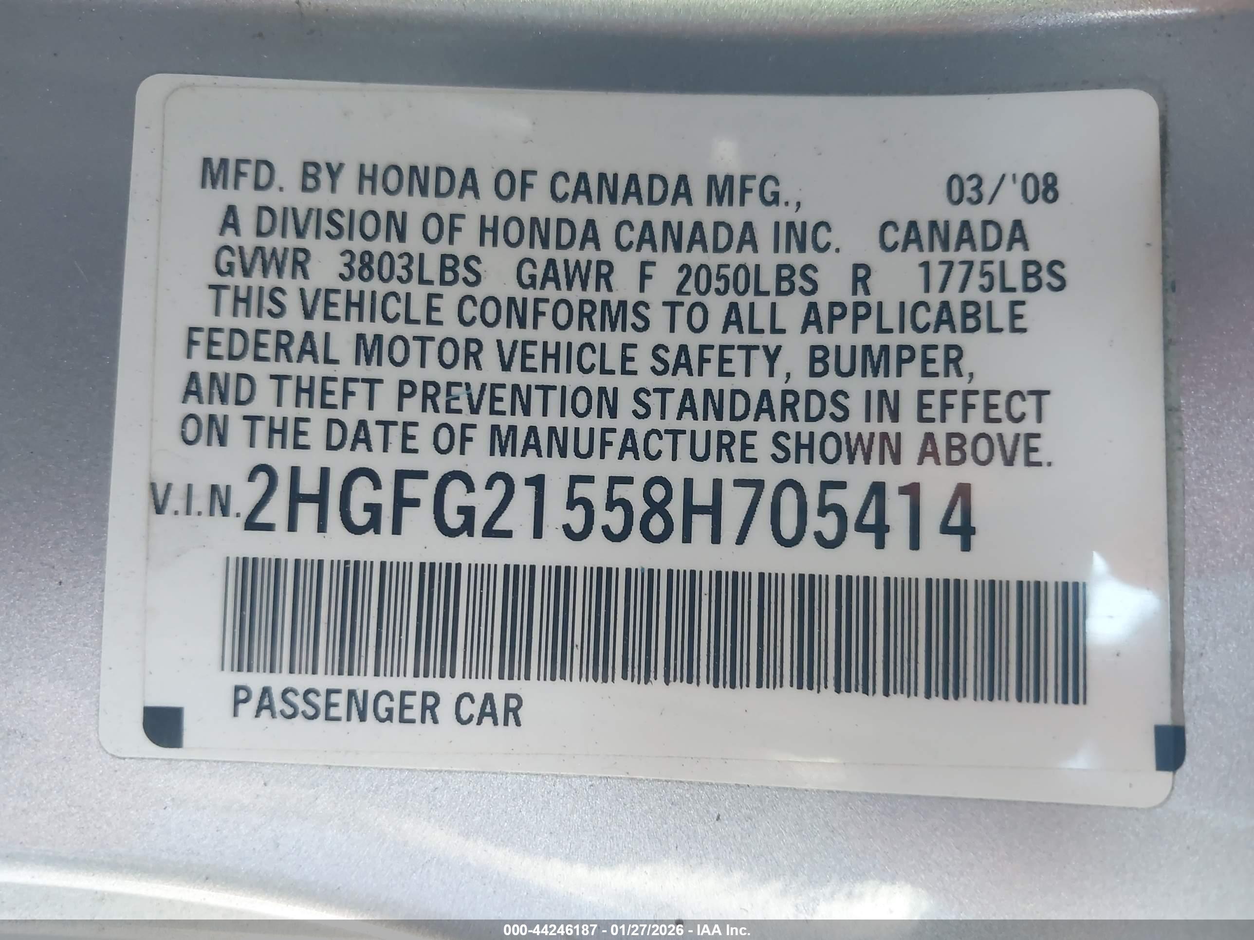 HONDA CIVIC image 9