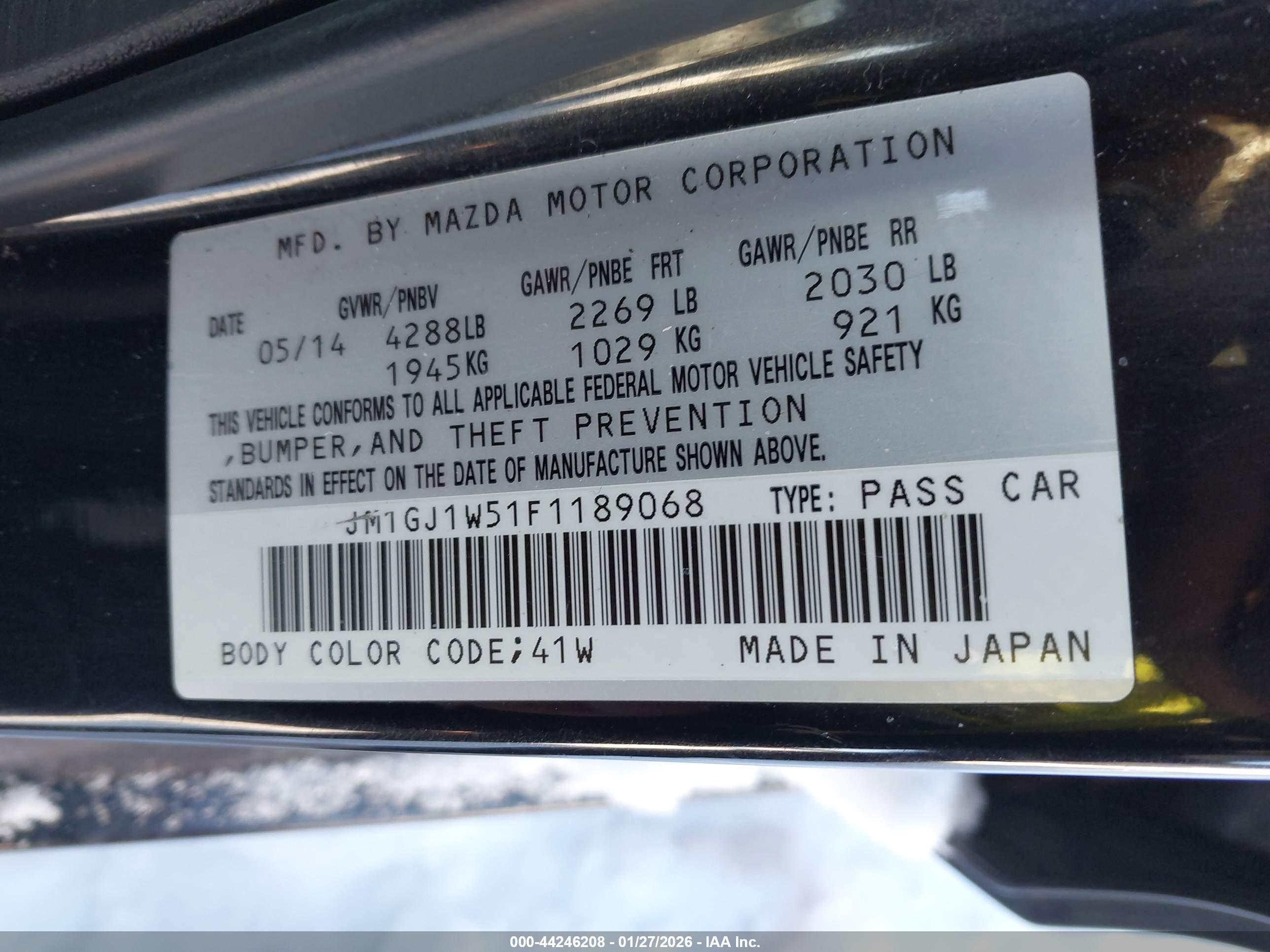 MAZDA MAZDA6 image 9