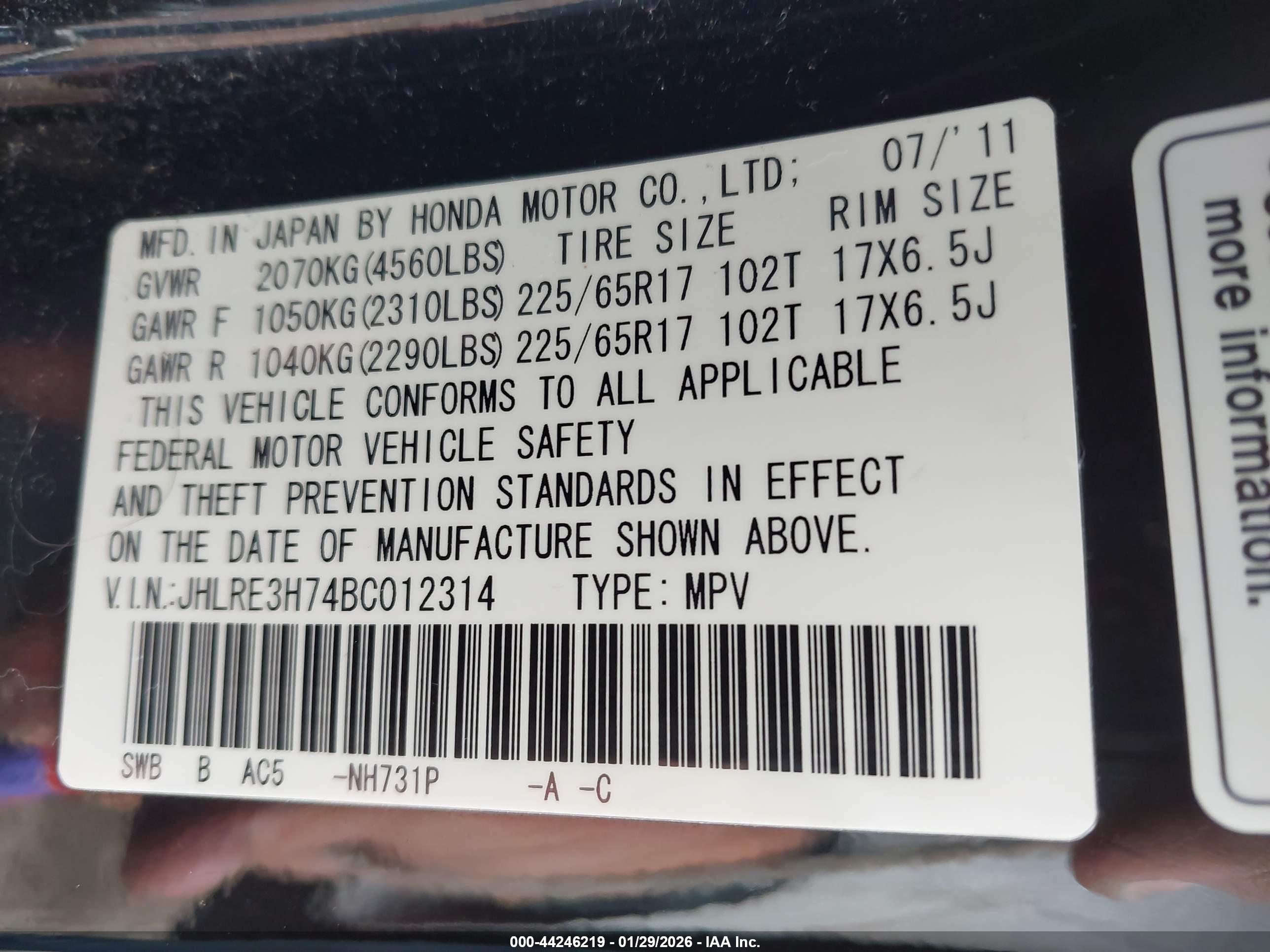 HONDA CR-V image 9