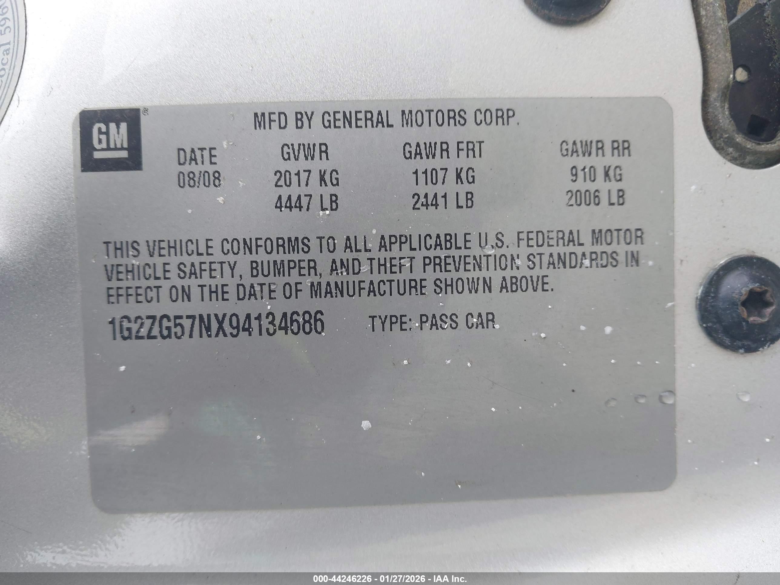PONTIAC G6 image 9