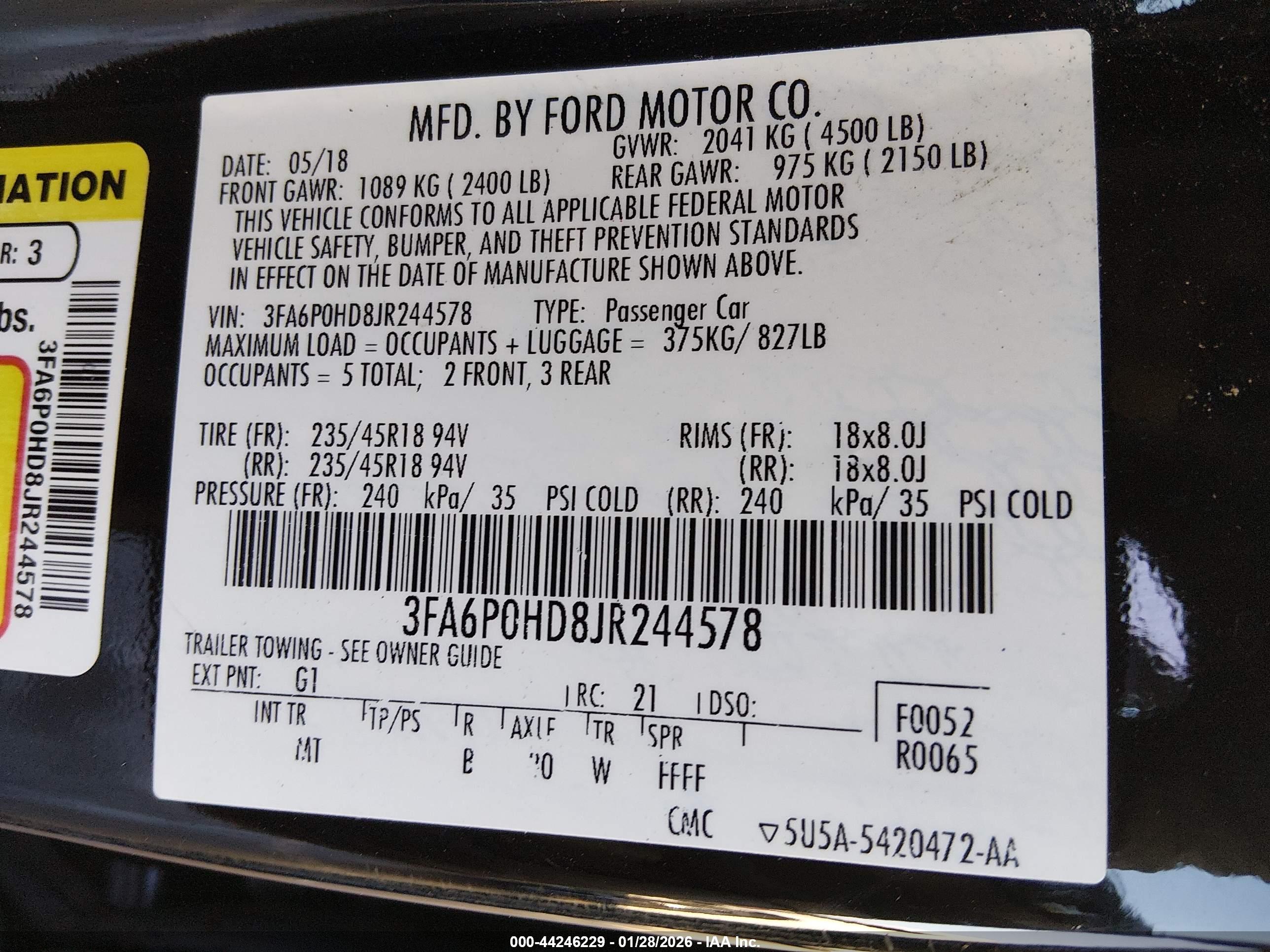 FORD FUSION image 9