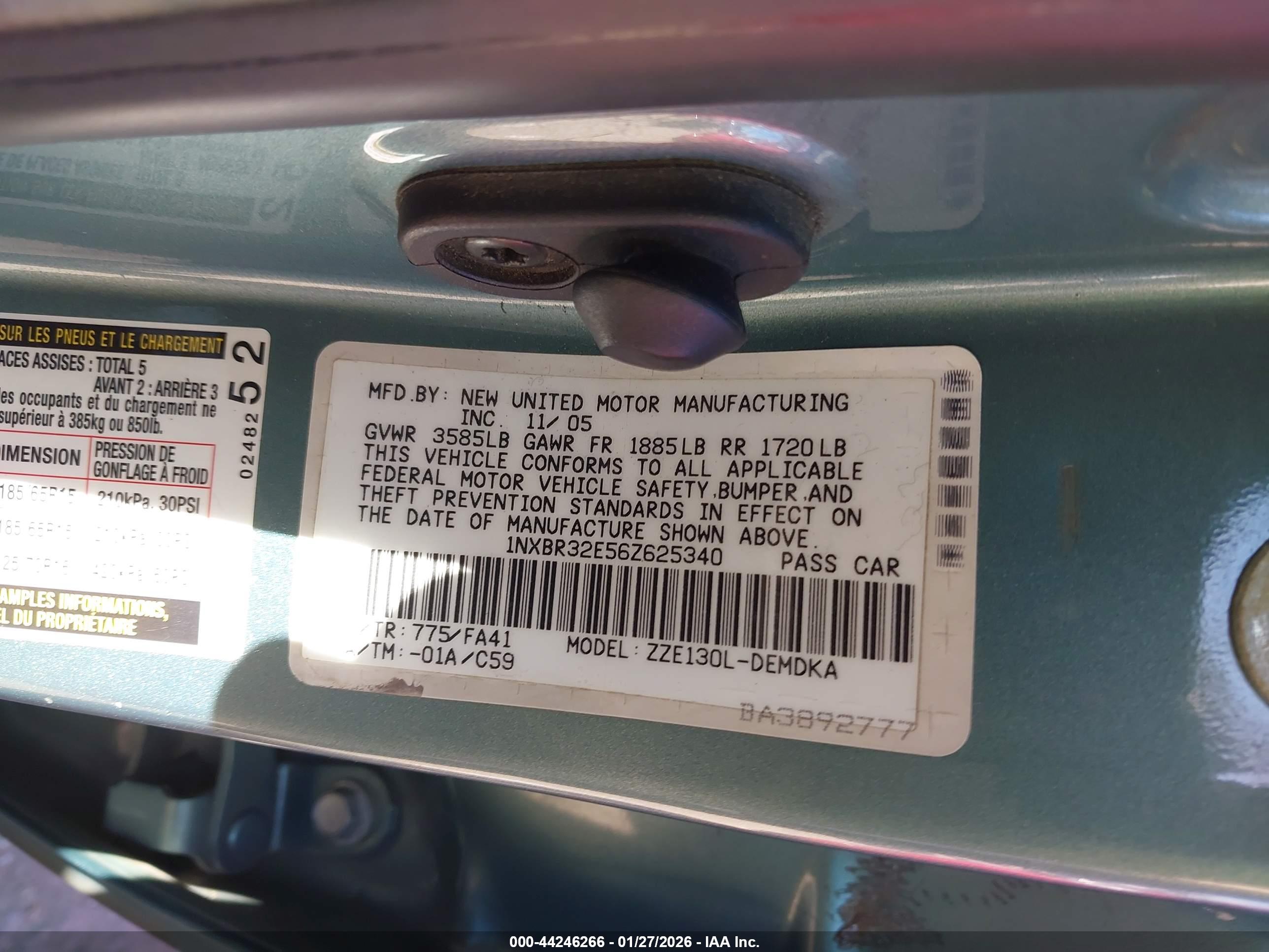 TOYOTA COROLLA image 9