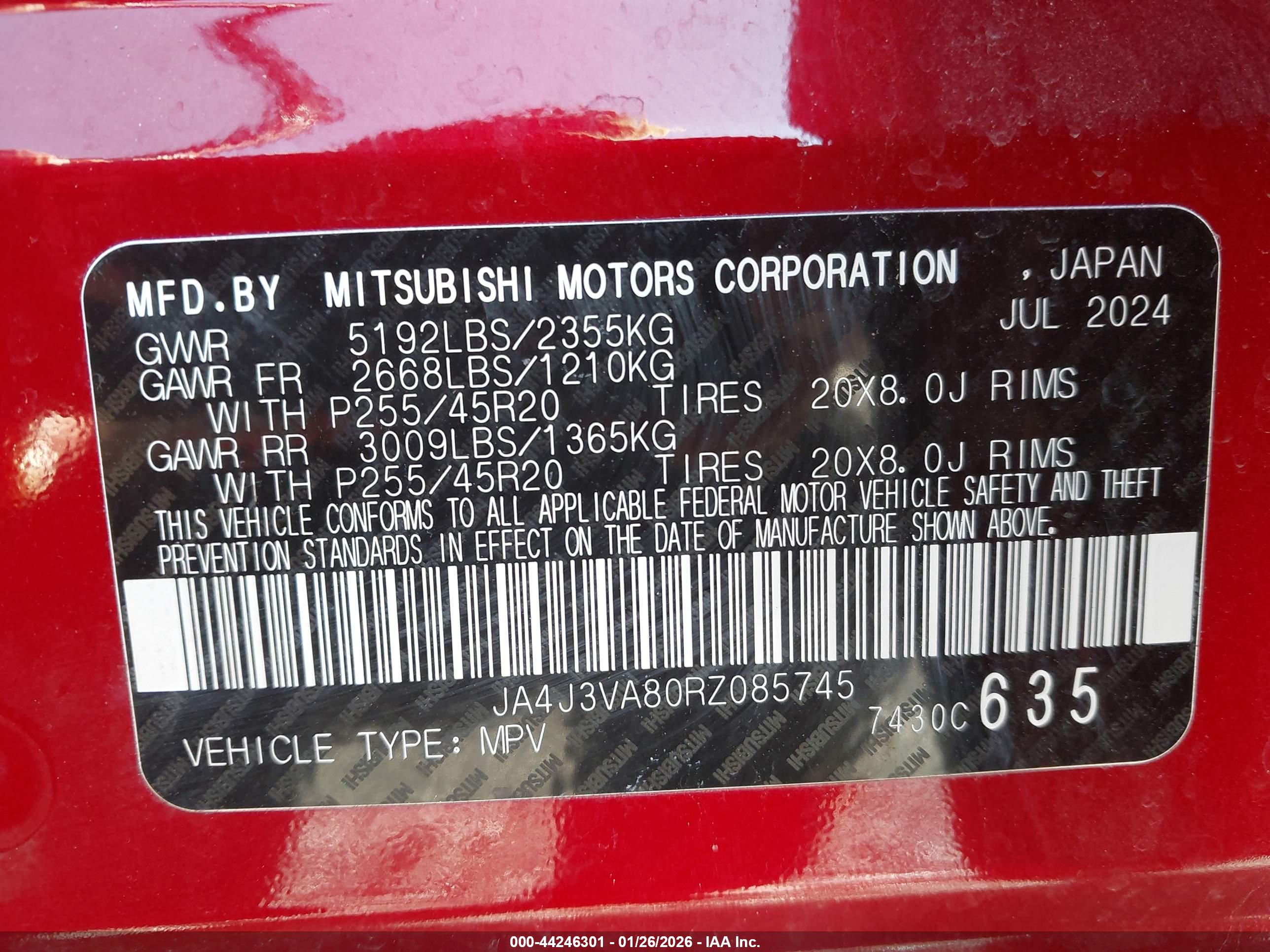 MITSUBISHI OUTLANDER image 9