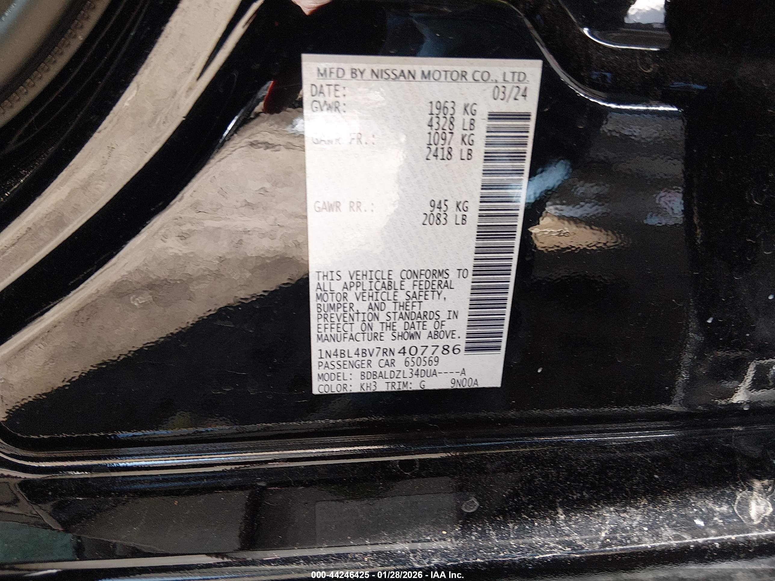 NISSAN ALTIMA image 9
