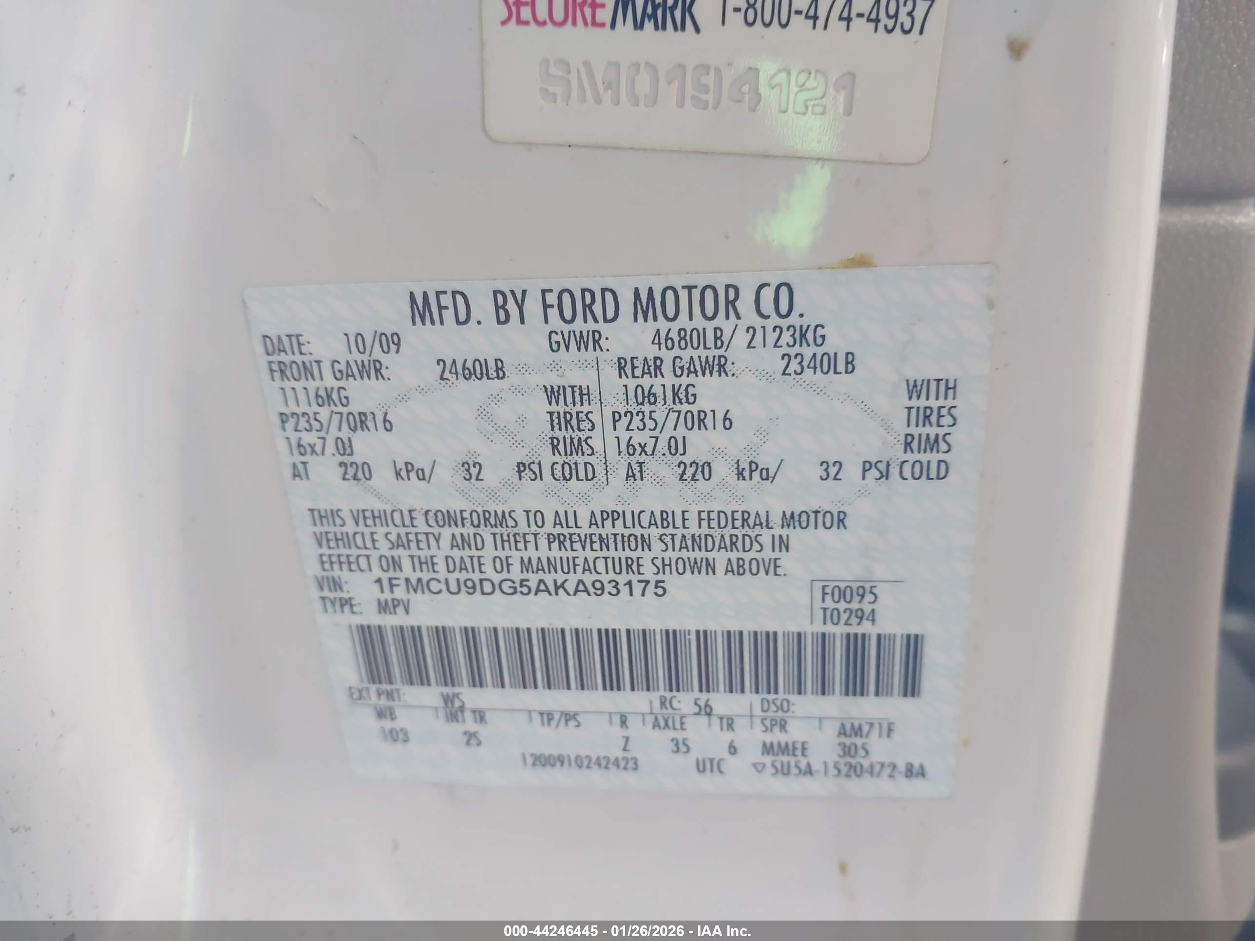 FORD ESCAPE image 9