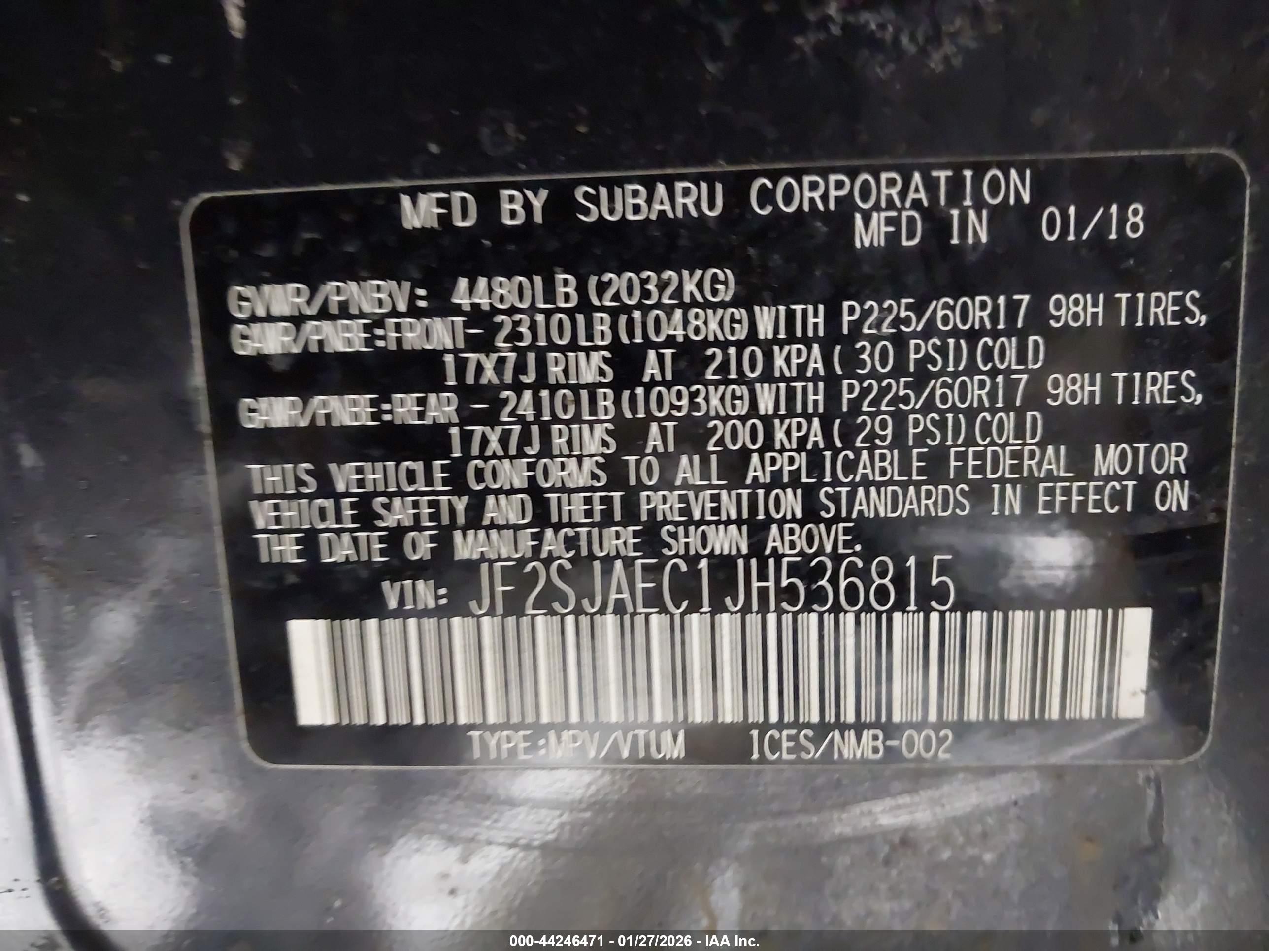 SUBARU FORESTER image 9