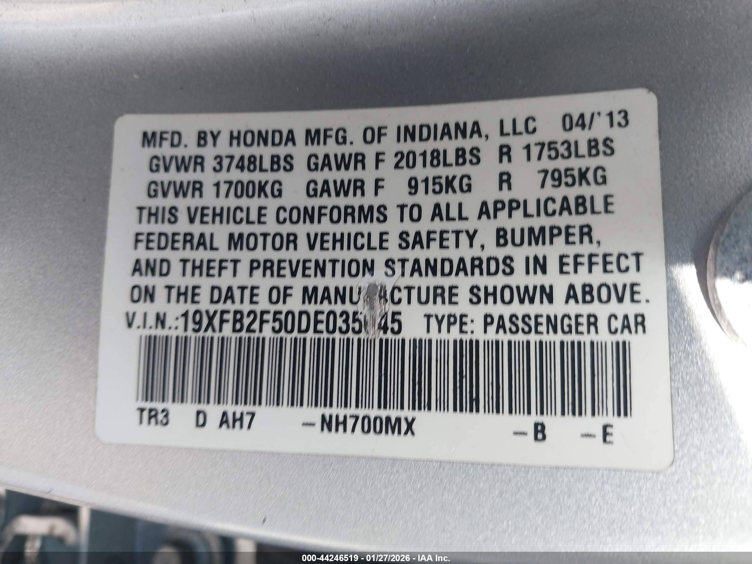 HONDA CIVIC image 9