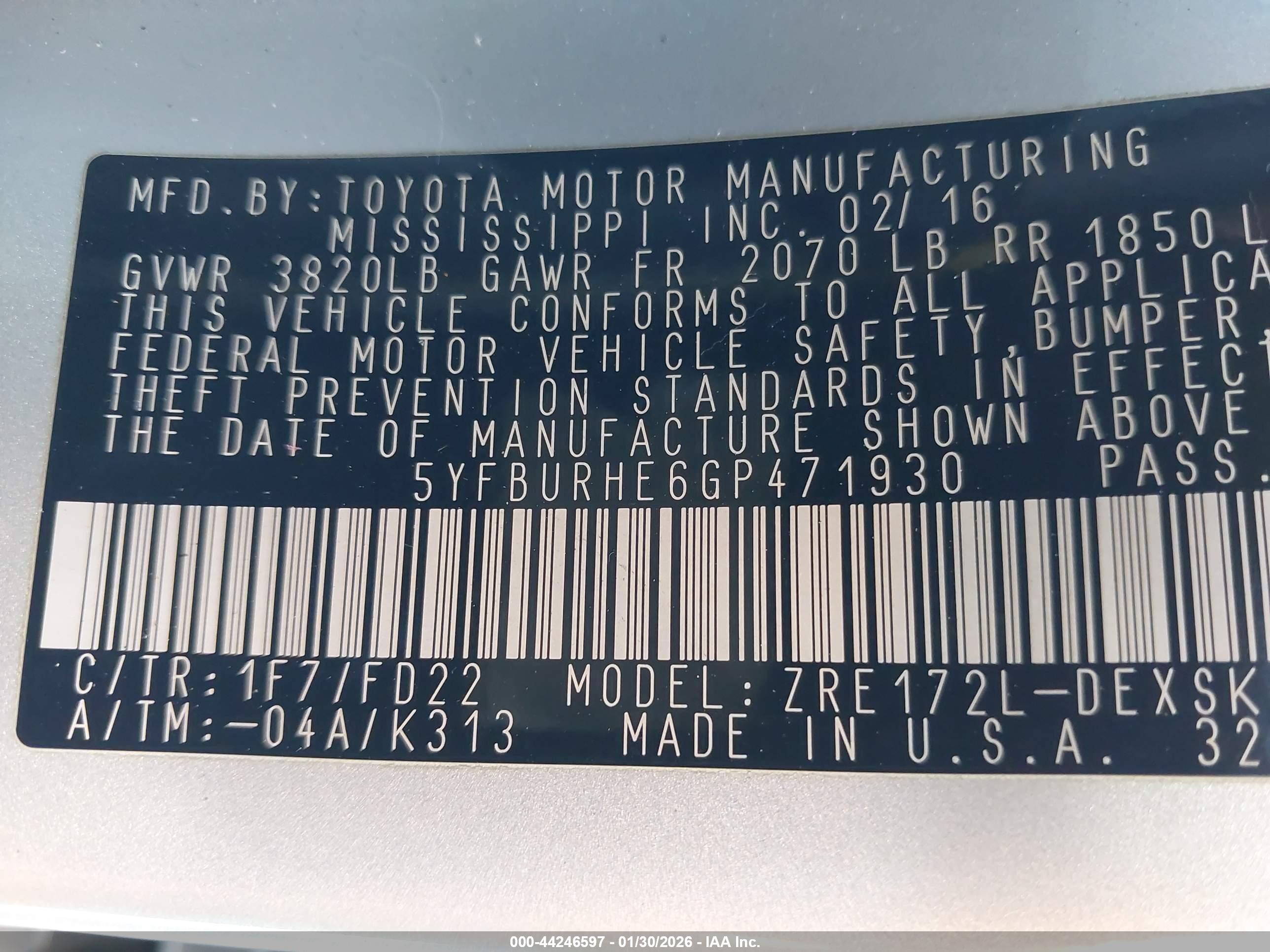 TOYOTA COROLLA image 9