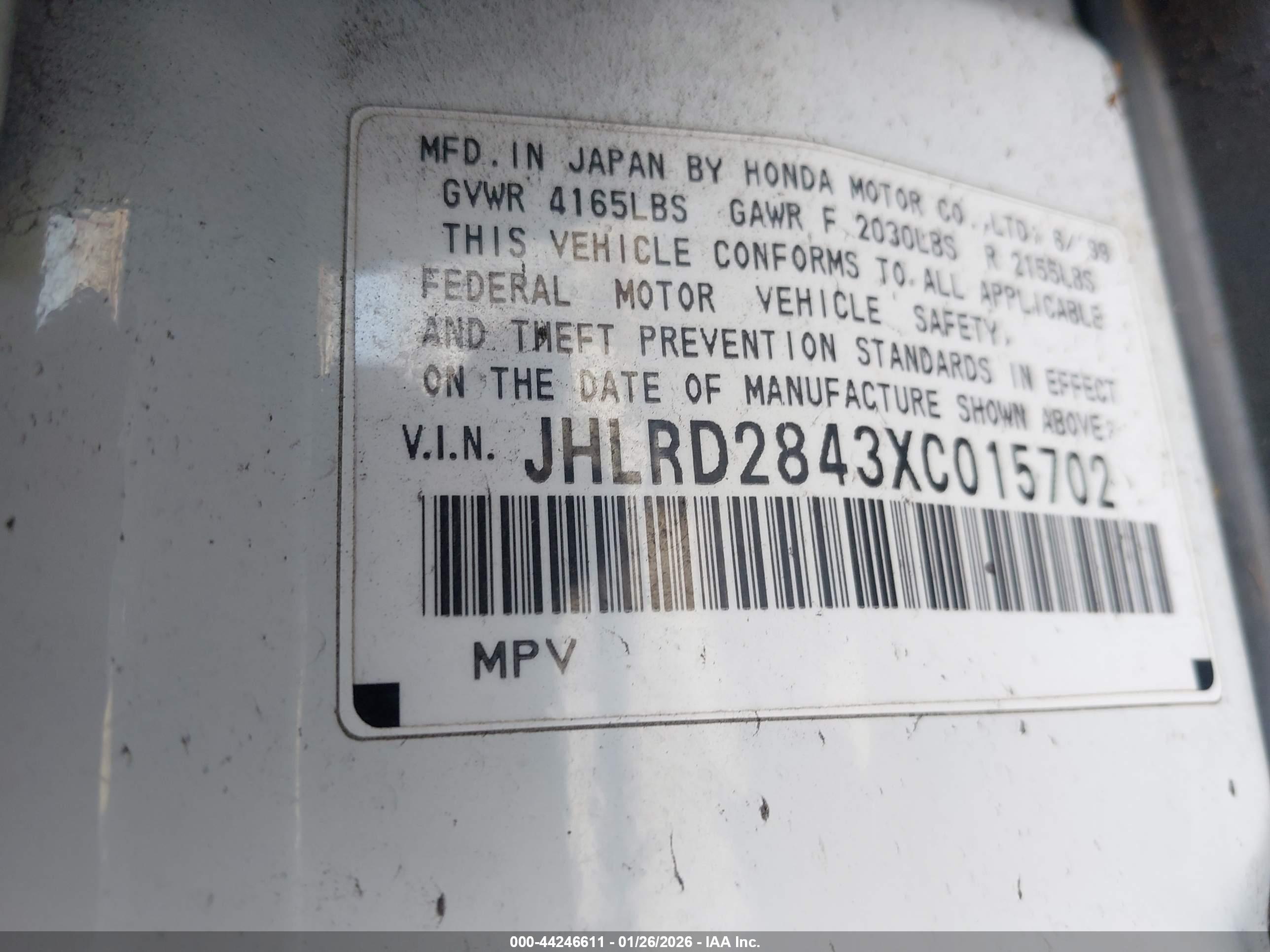 HONDA CR-V image 9