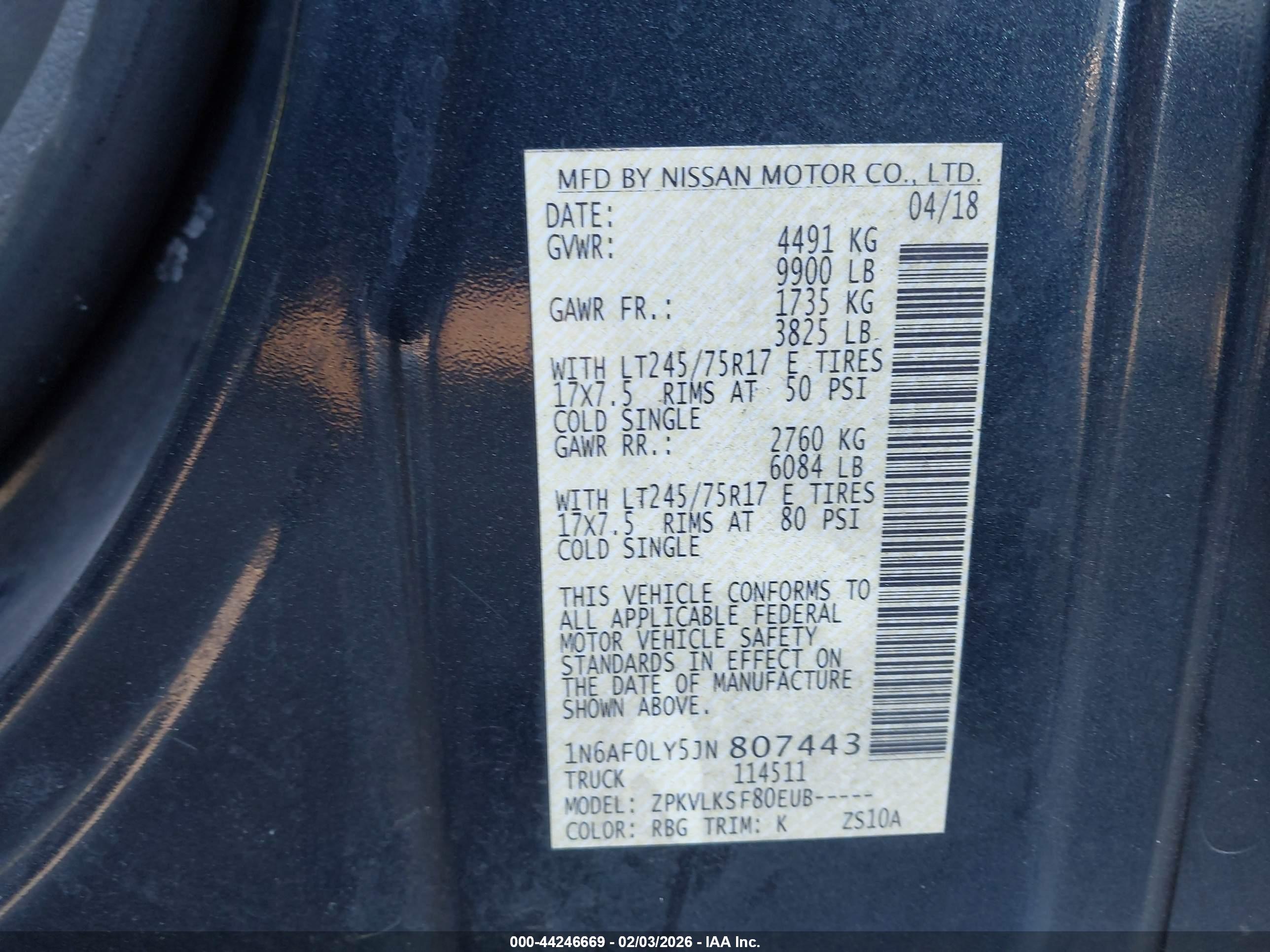 NISSAN NV image 9