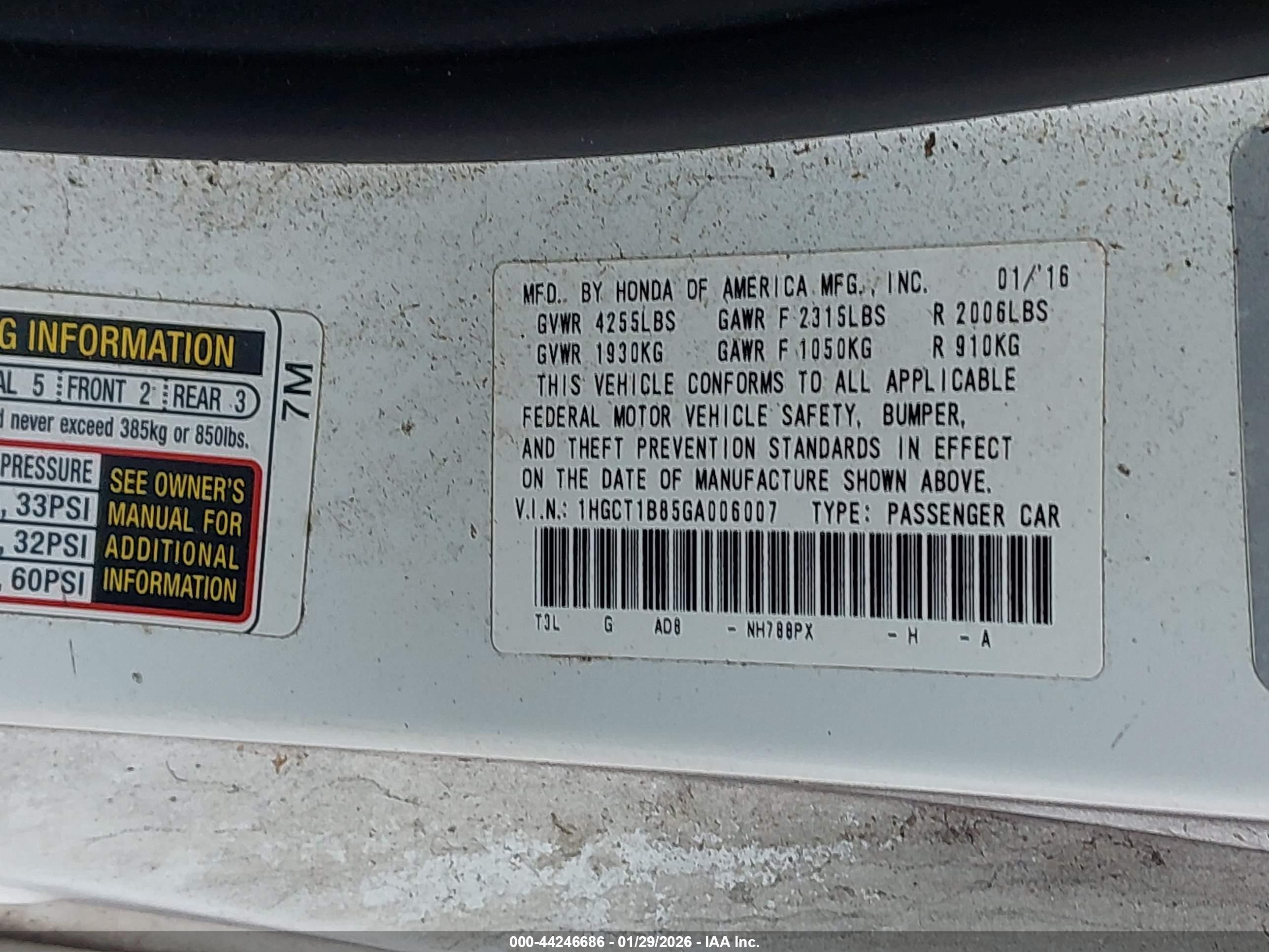 HONDA ACCORD image 9