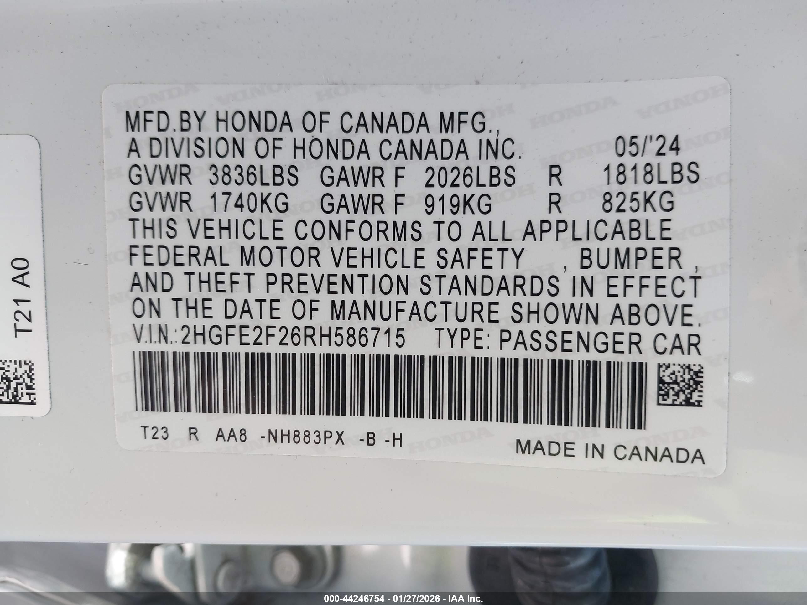 HONDA CIVIC image 9