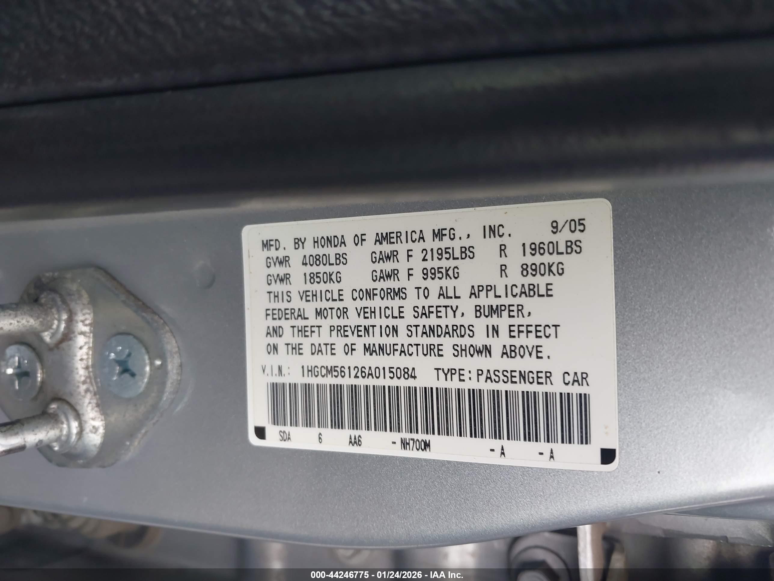 HONDA ACCORD image 9
