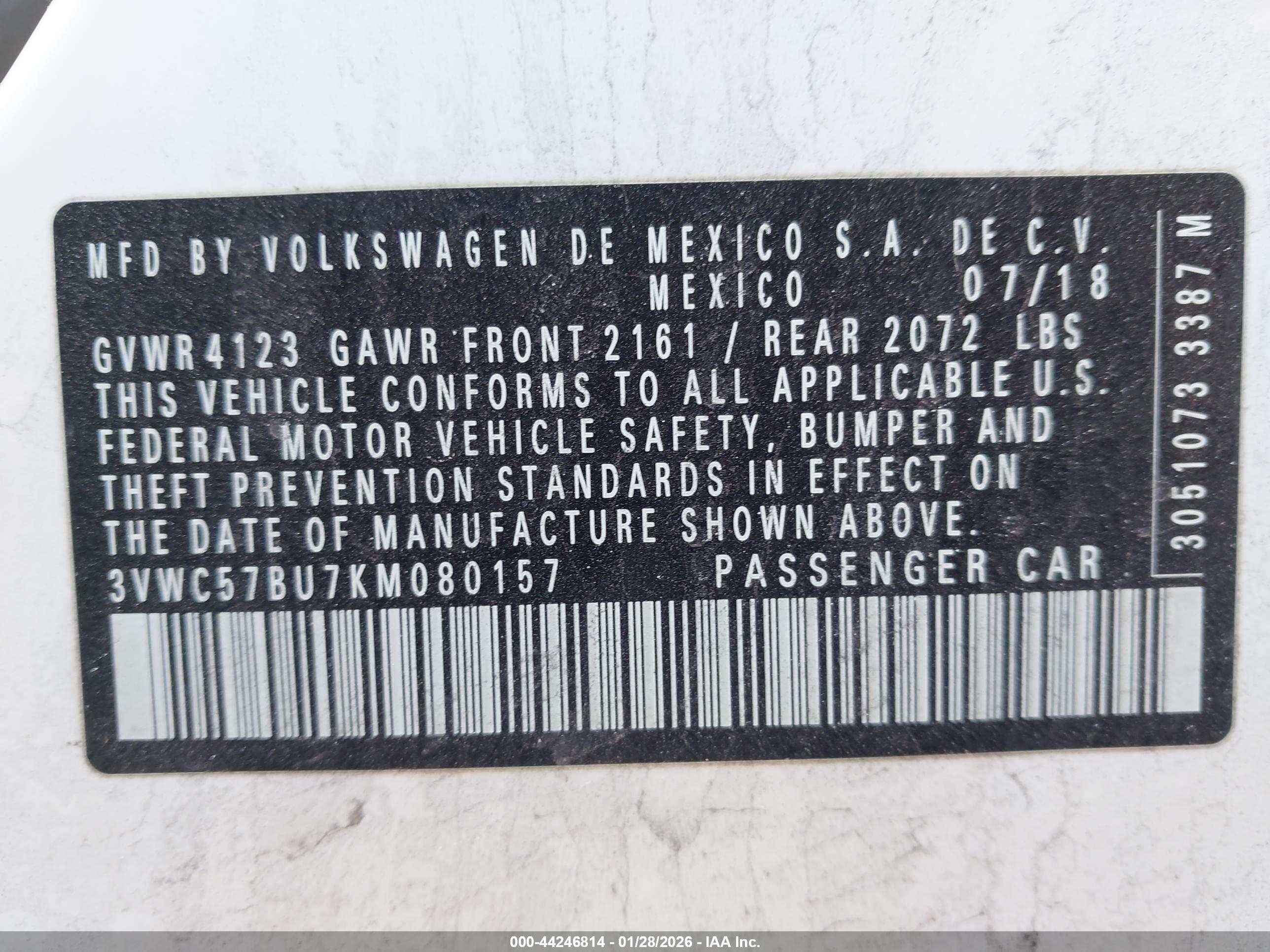 VOLKSWAGEN JETTA image 9