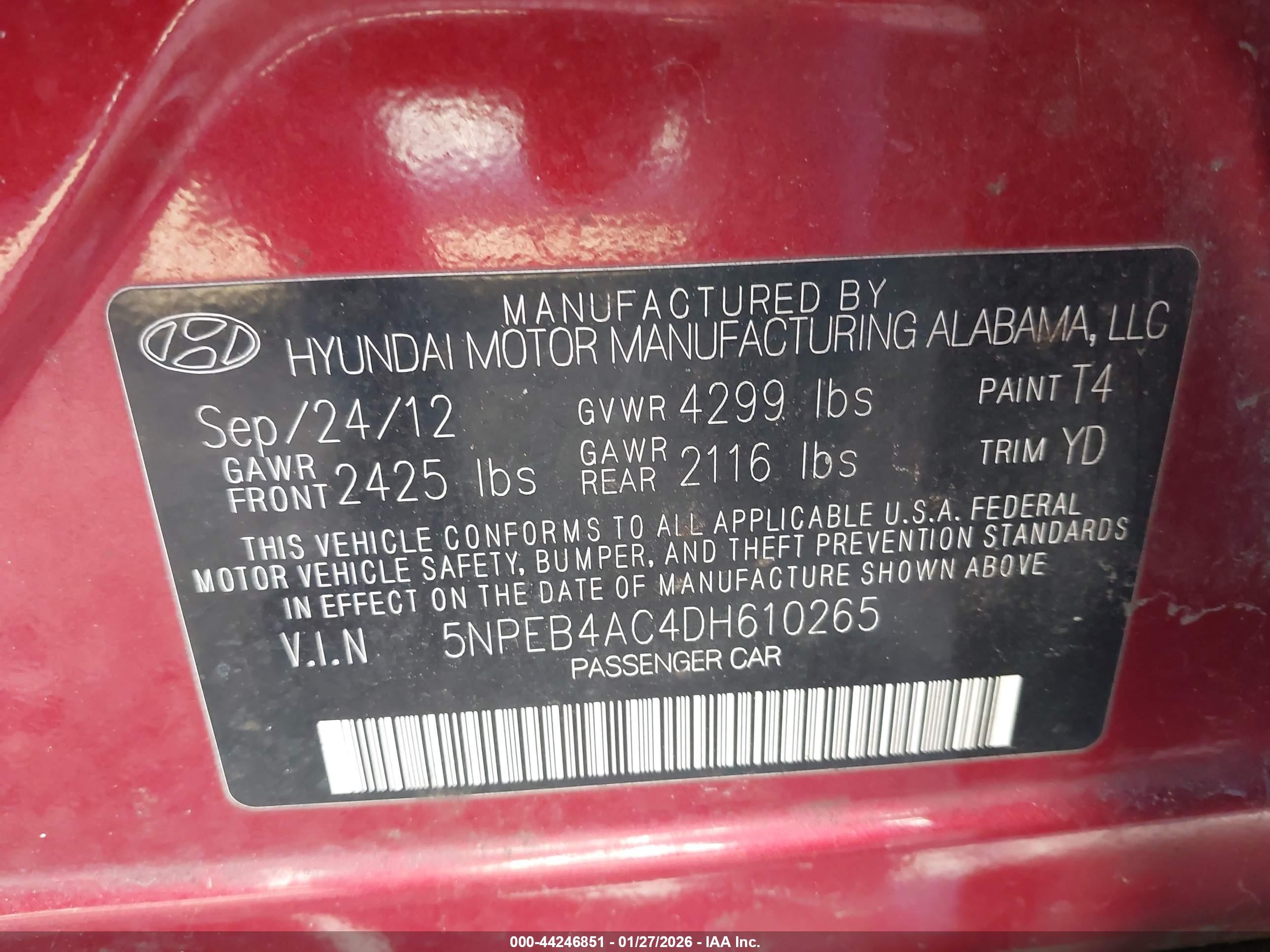 HYUNDAI SONATA image 9