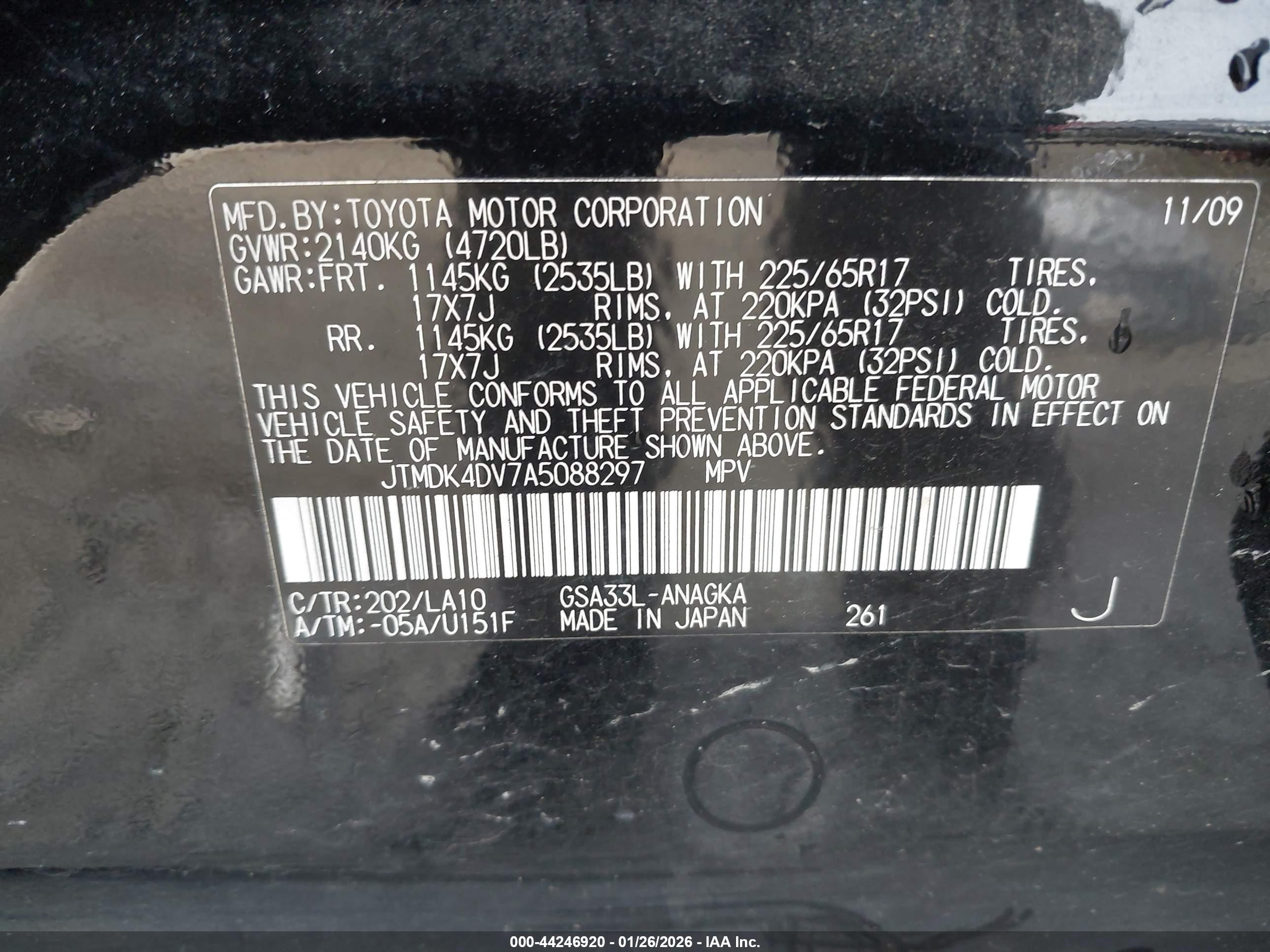 TOYOTA RAV4 image 9