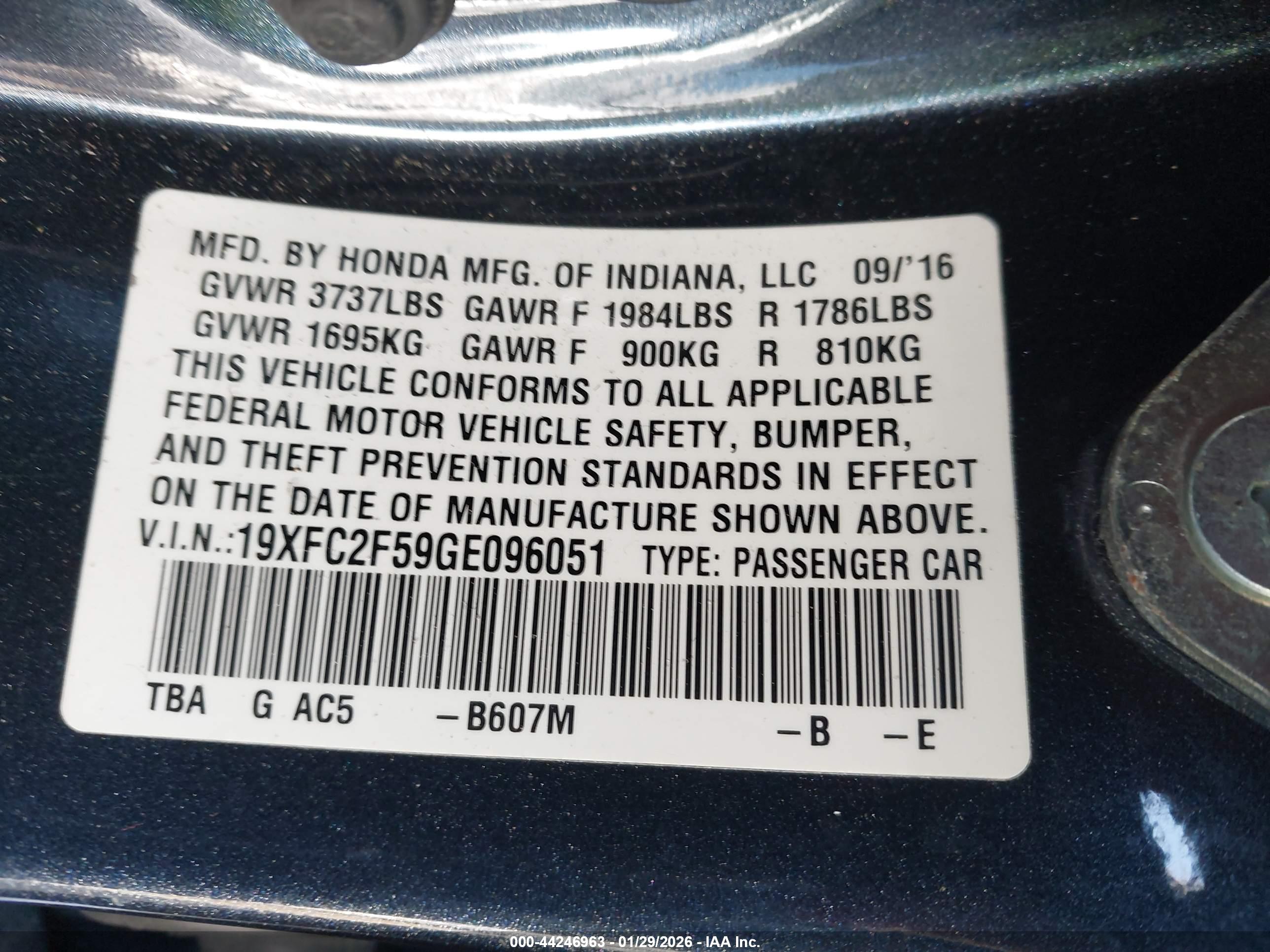HONDA CIVIC image 9
