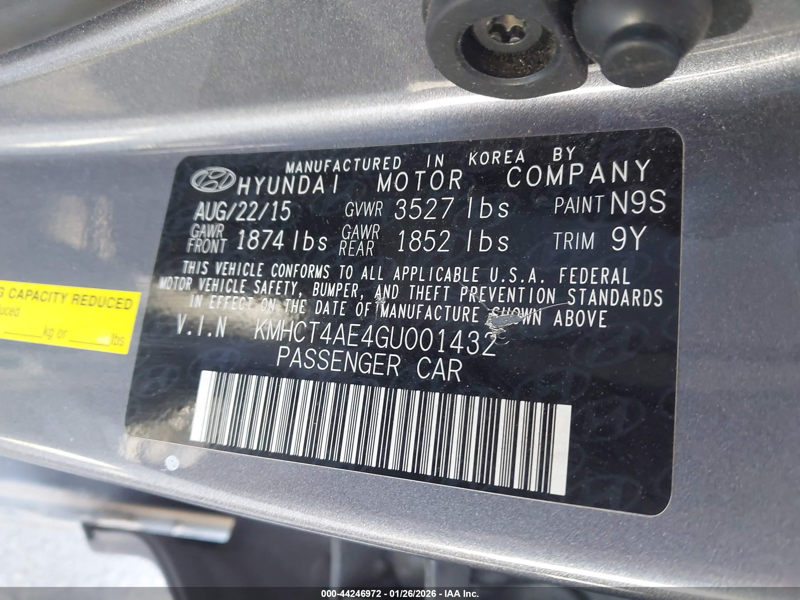HYUNDAI ACCENT image 9