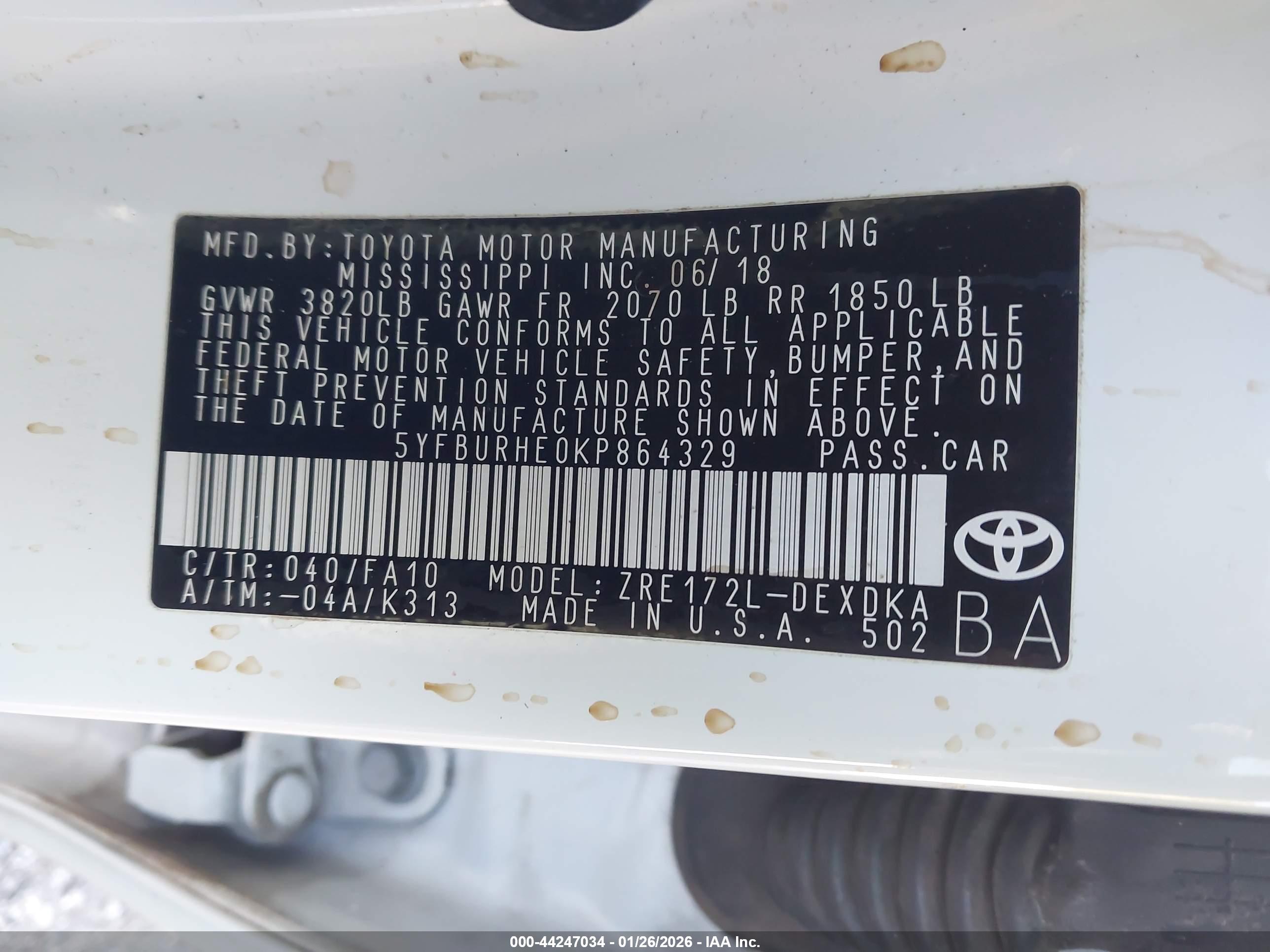TOYOTA COROLLA image 9