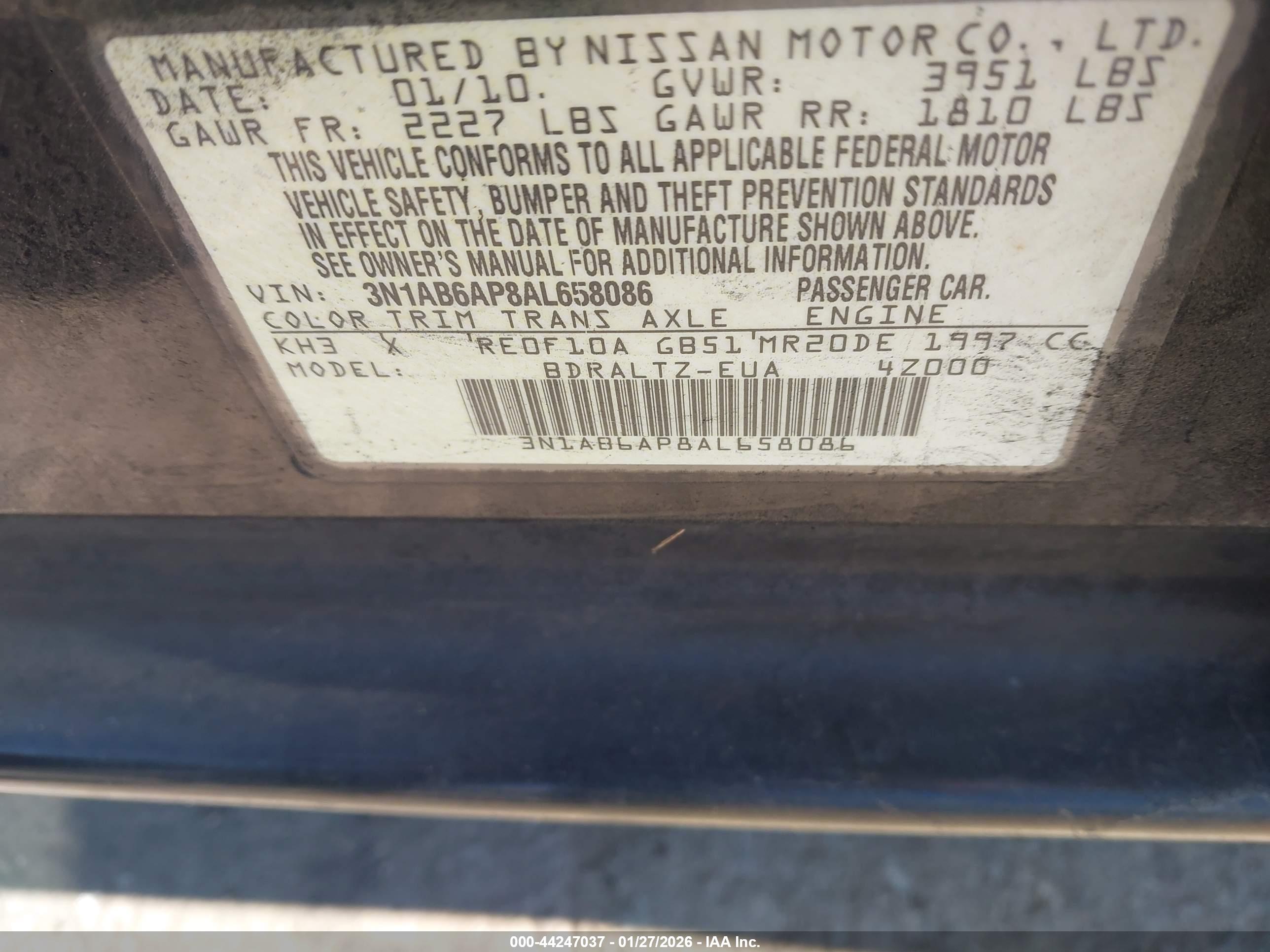 NISSAN SENTRA image 9