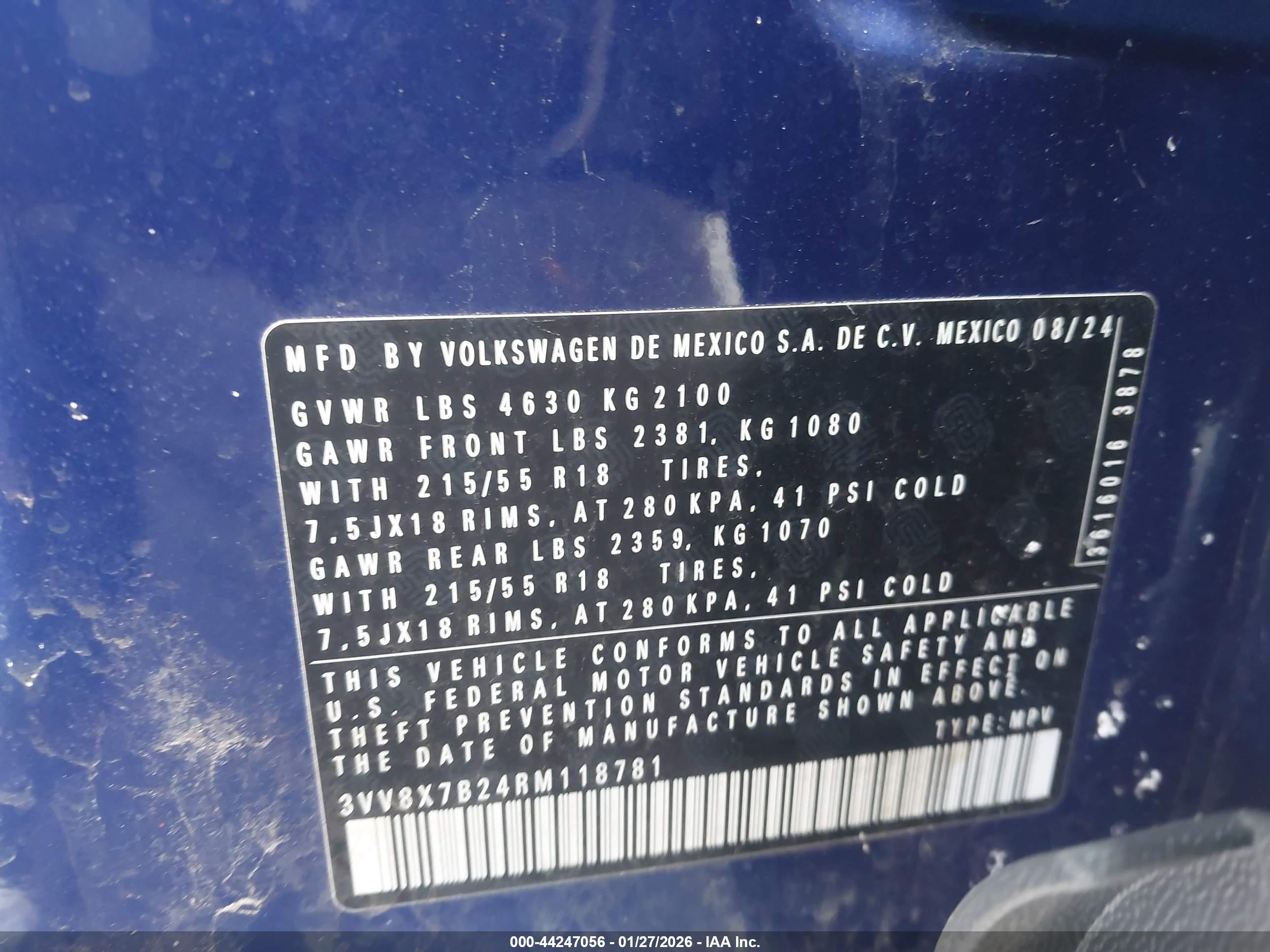 VOLKSWAGEN TAOS image 9