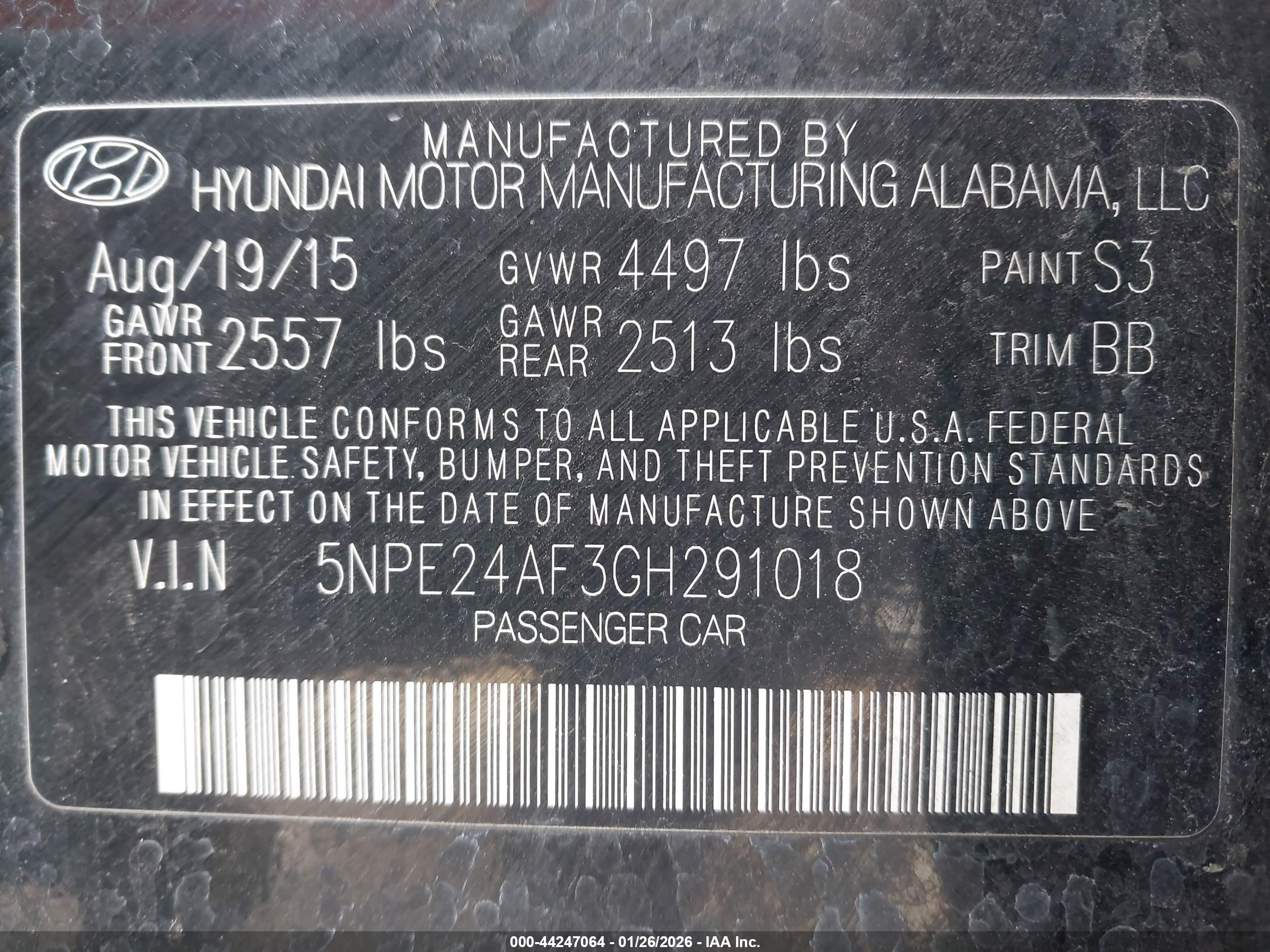 HYUNDAI SONATA image 9